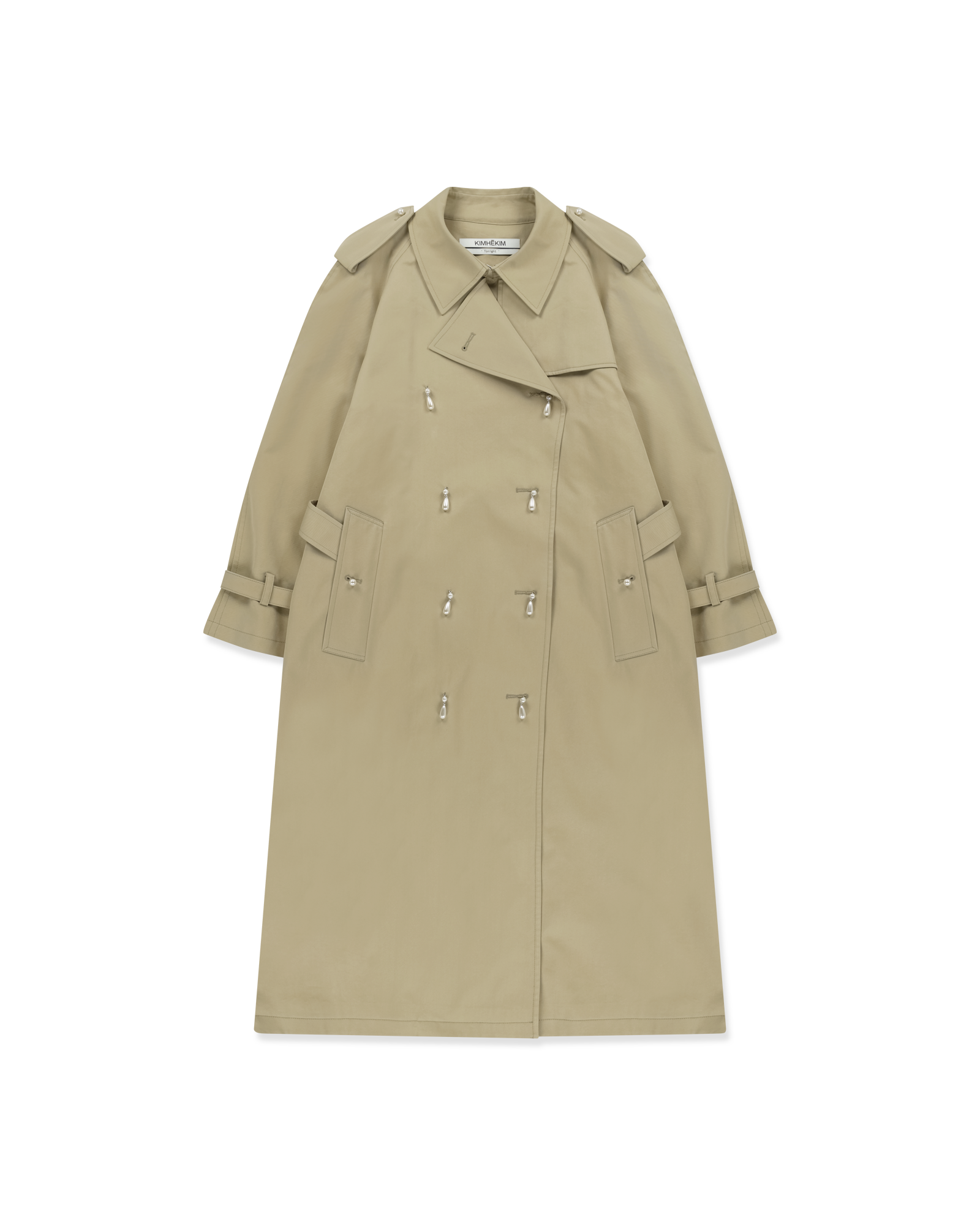 Kimhe Kim - Ariel Trench Coat (Beige) product image 9 | TRAB K-Fashion Australia