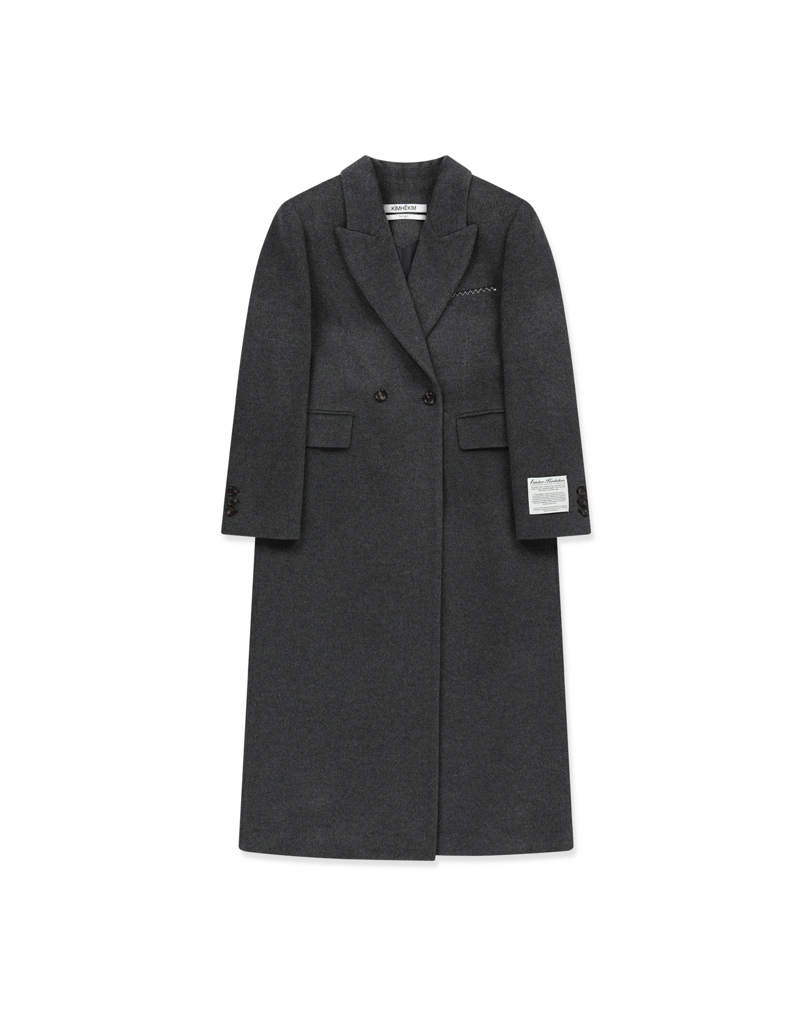 Kimhe Kim - Gabriel Coat (Grey) product image 16 | TRAB K-Fashion Australia