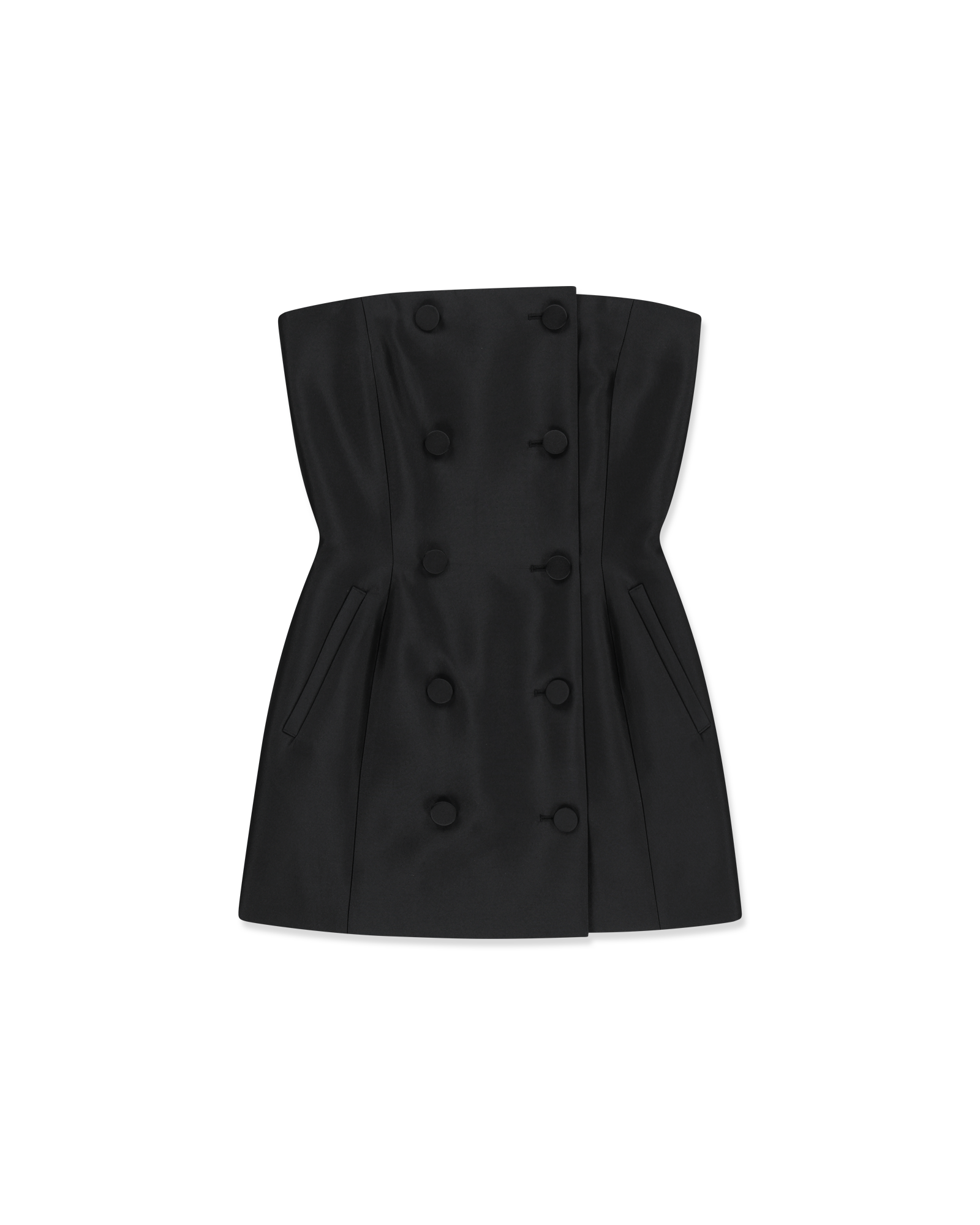 Kimhe Kim - Emma Double Mini Dress (Black) product image 10 | TRAB K-Fashion Australia