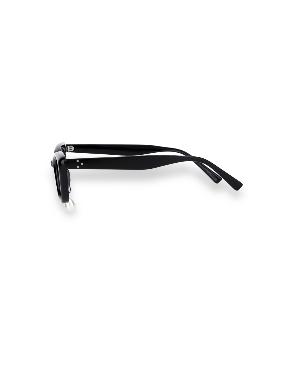 Kimhe Kim - Pearl Tear Cat-Eye Glasses (Black) product image 6 | TRAB K-Fashion Australia