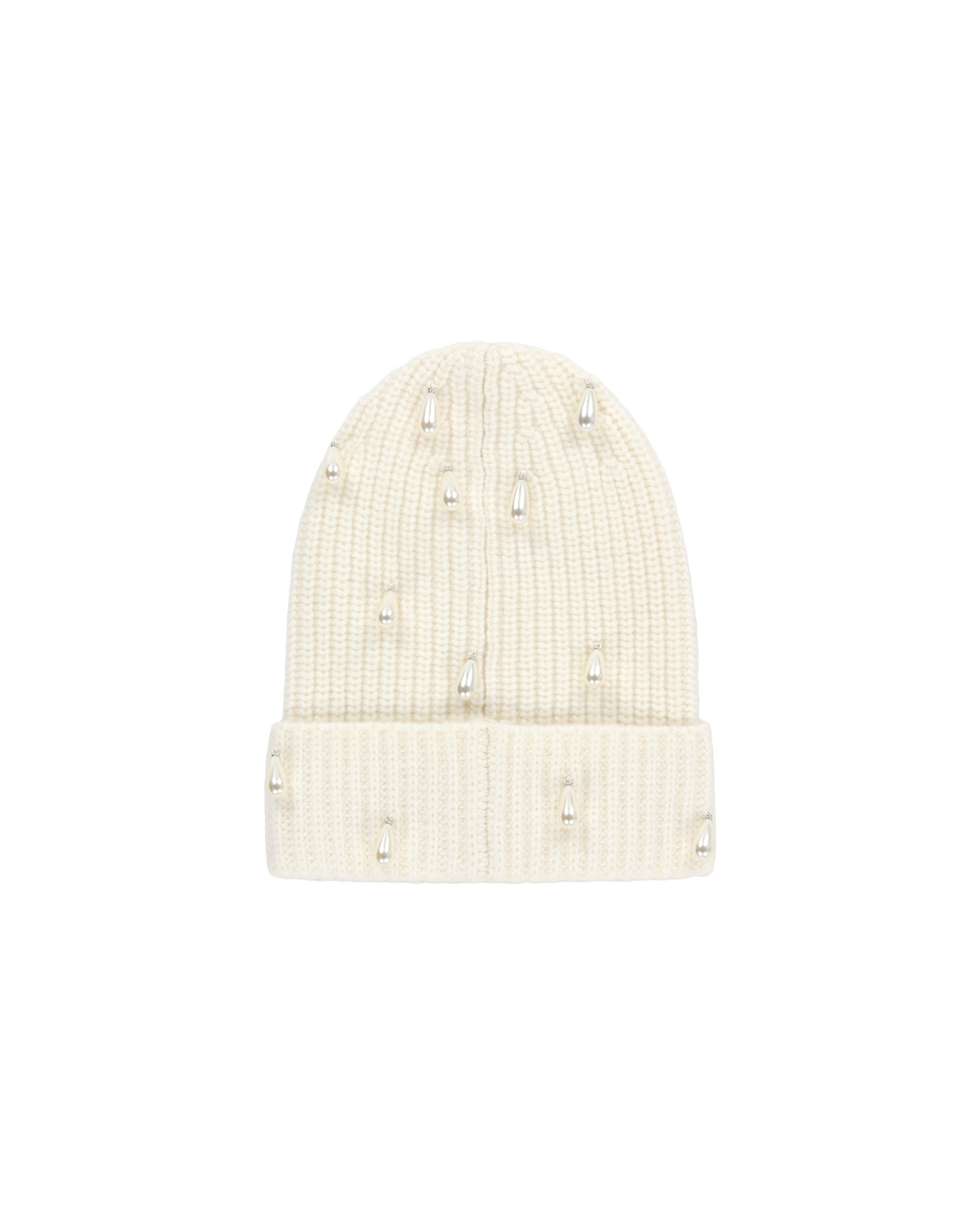 Kimhe Kim - Pearl Embellished Beanie (White) product image 3 | TRAB K-Fashion Australia