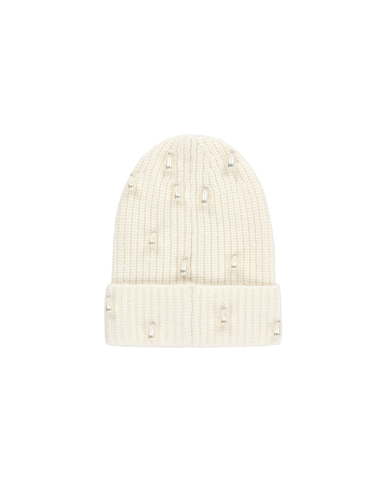 Kimhe Kim - Pearl Embellished Beanie (White) product image 3 | TRAB K-Fashion Australia