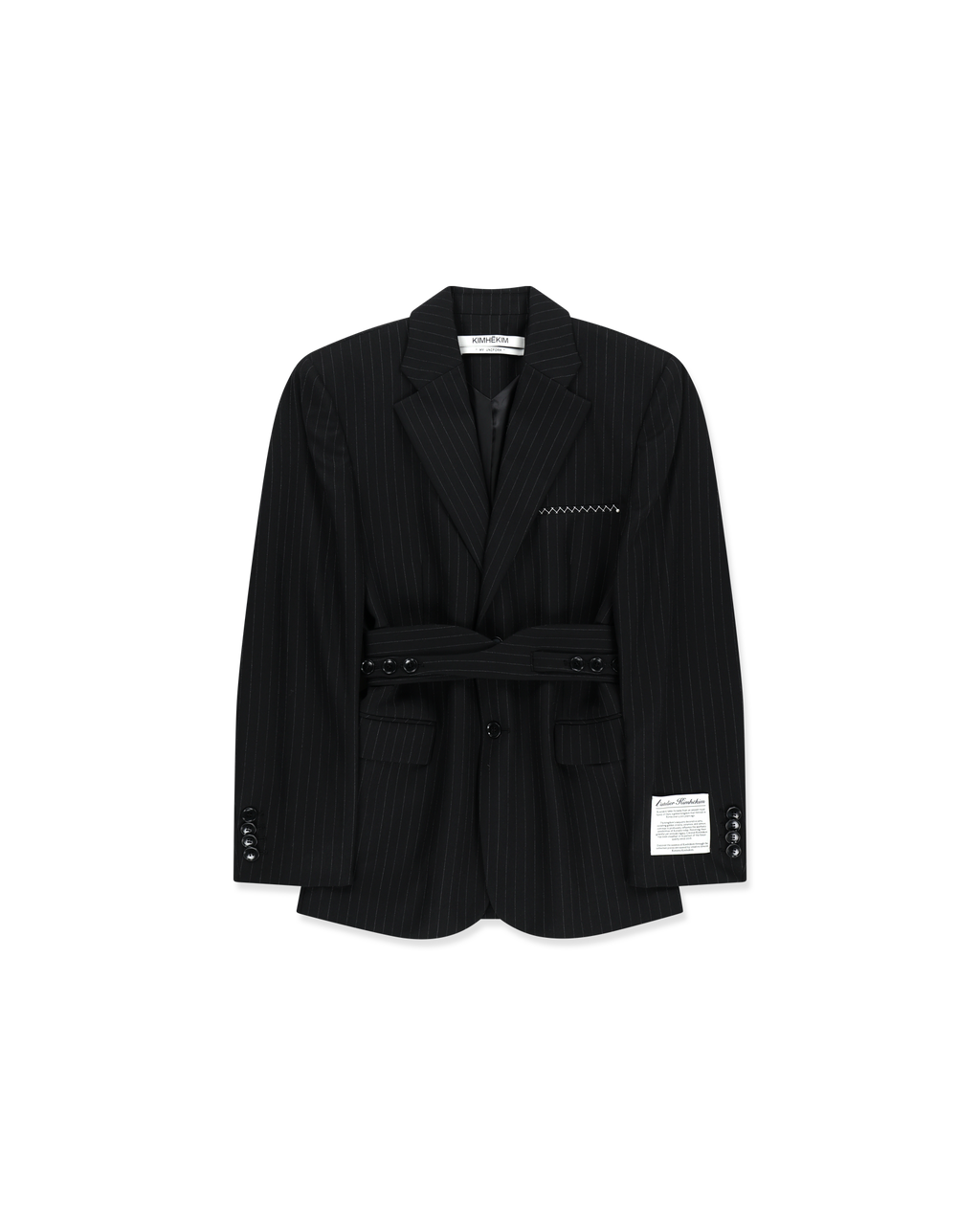 Kimhe Kim - Daniel Jacket With Belt (Black) product image 30 | TRAB K-Fashion Australia