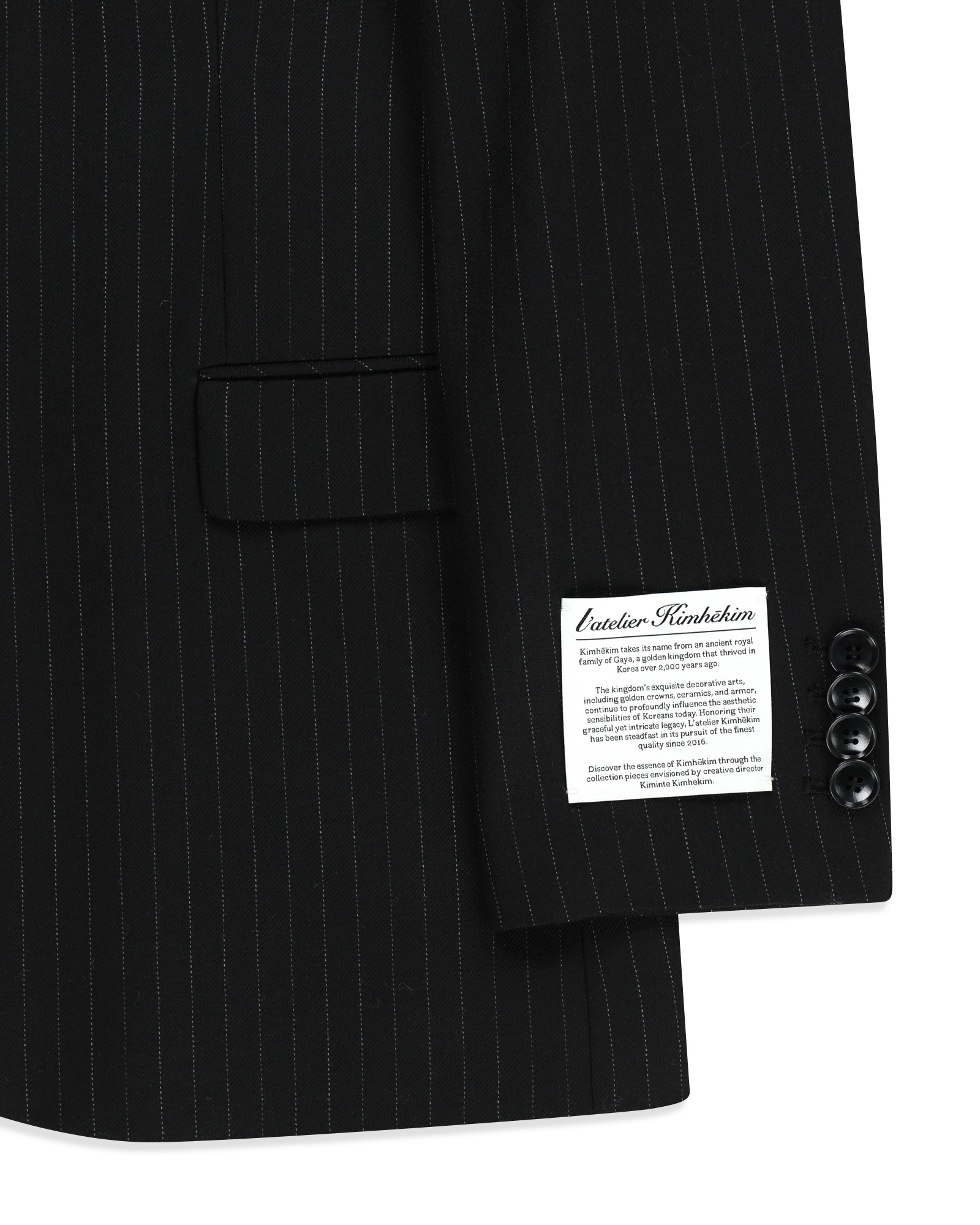 Kimhe Kim - Daniel Jacket With Belt (Black) product image 34 | TRAB K-Fashion Australia