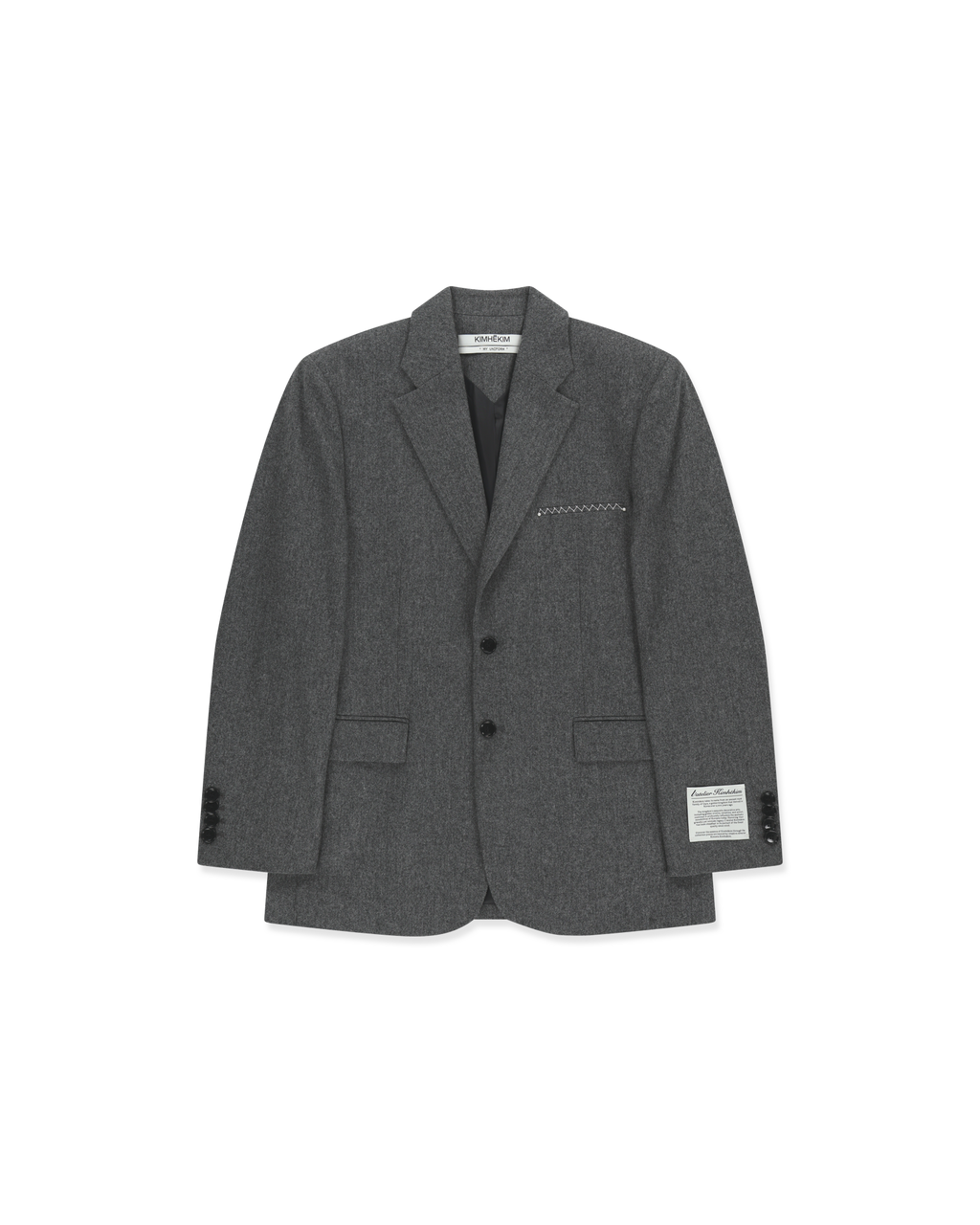 Kimhe Kim - Daniel Jacket With Belt (Grey) product image 15 | TRAB K-Fashion Australia