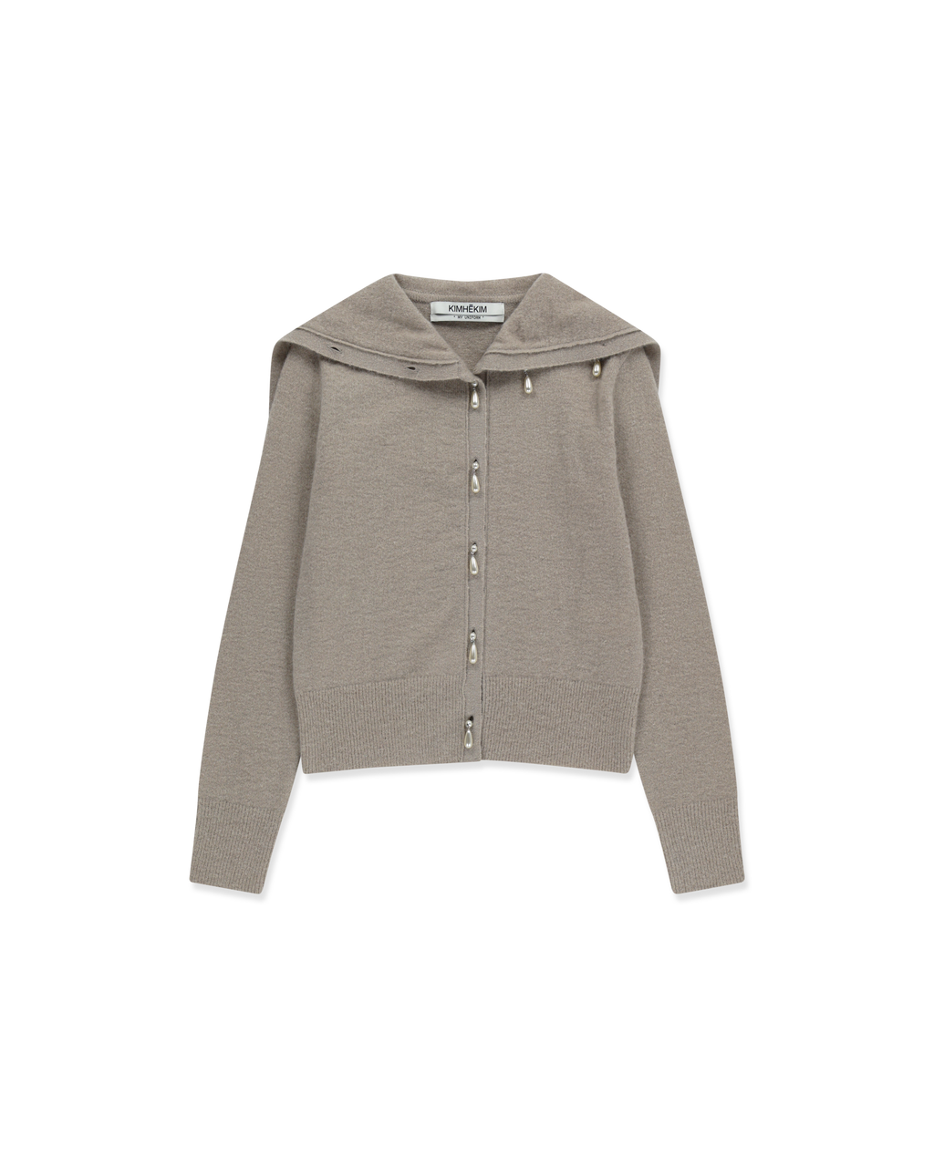 Kimhe Kim - Sailor Collar Cardigan (Beige) product image 1 | TRAB K-Fashion Australia