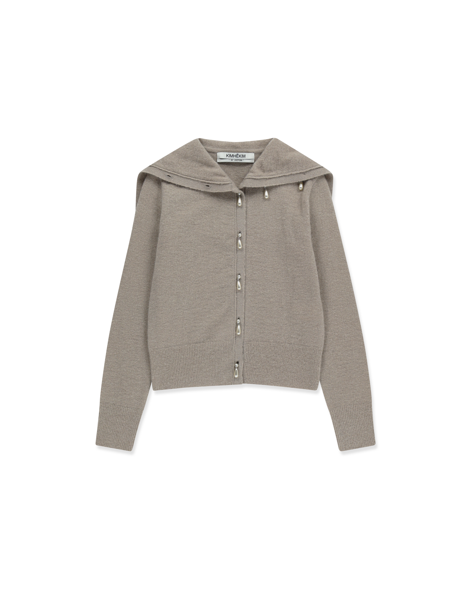 Kimhe Kim - Sailor Collar Cardigan (Beige) product image 1 | TRAB K-Fashion Australia