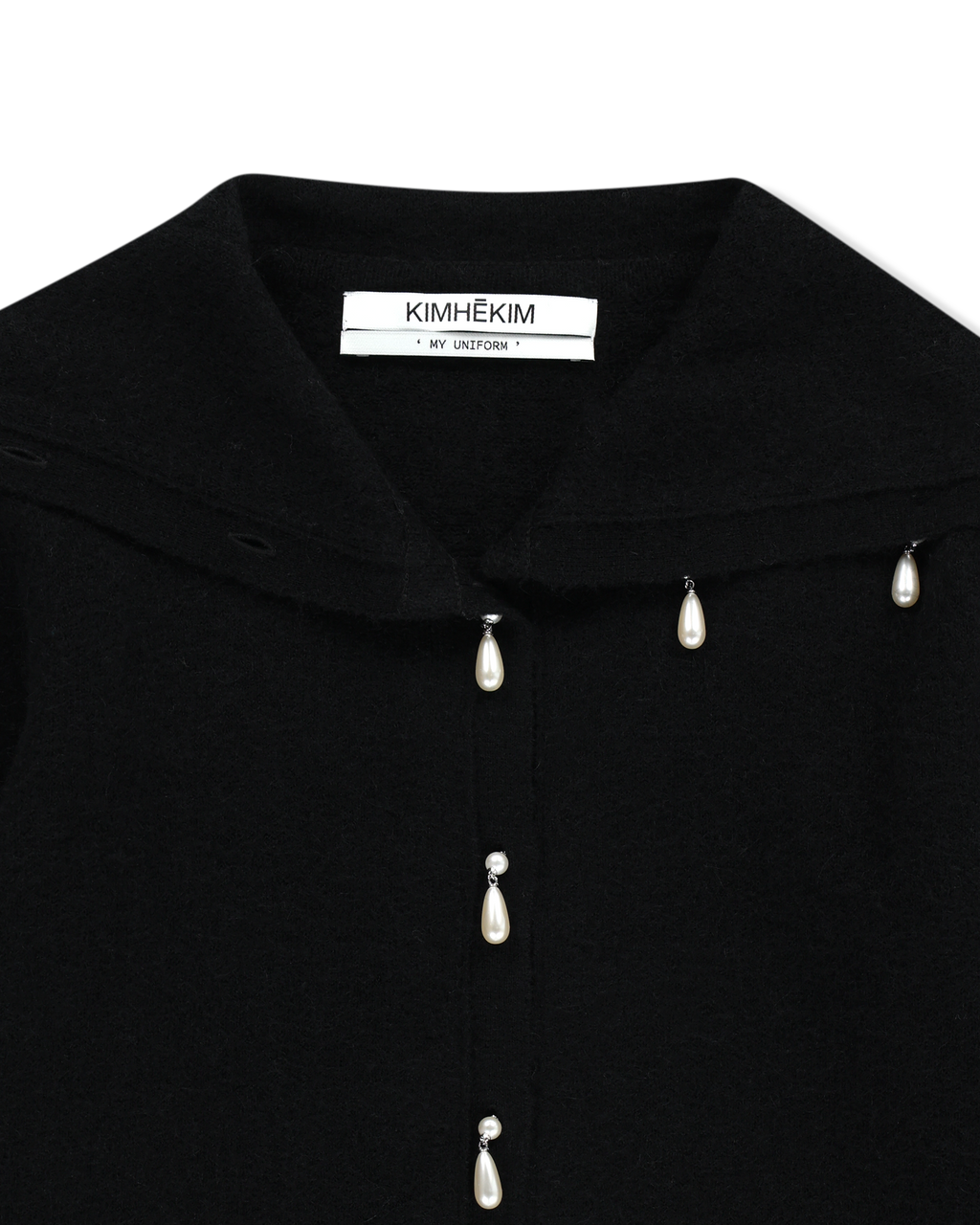 Kimhe Kim - Sailor Collar Cardigan (Black) product image 3 | TRAB K-Fashion Australia