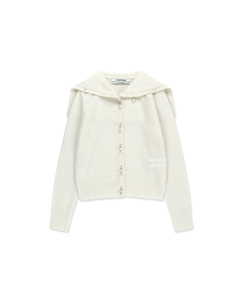Kimhe Kim - Sailor Collar Cardigan (Ivory) product image 1 | TRAB K-Fashion Australia