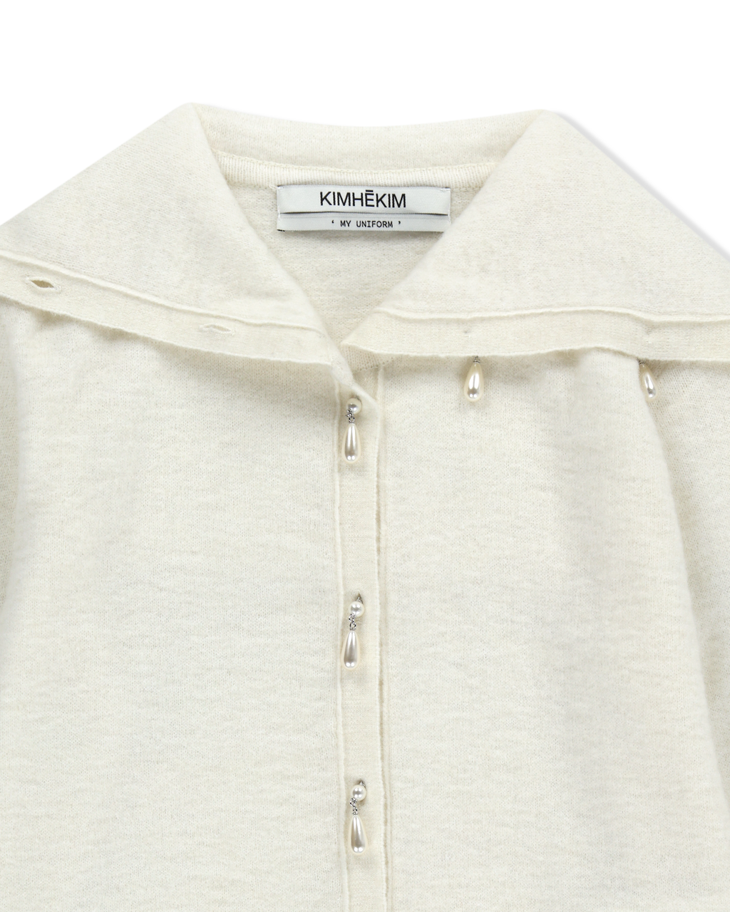 Kimhe Kim - Sailor Collar Cardigan (Ivory) product image 3 | TRAB K-Fashion Australia