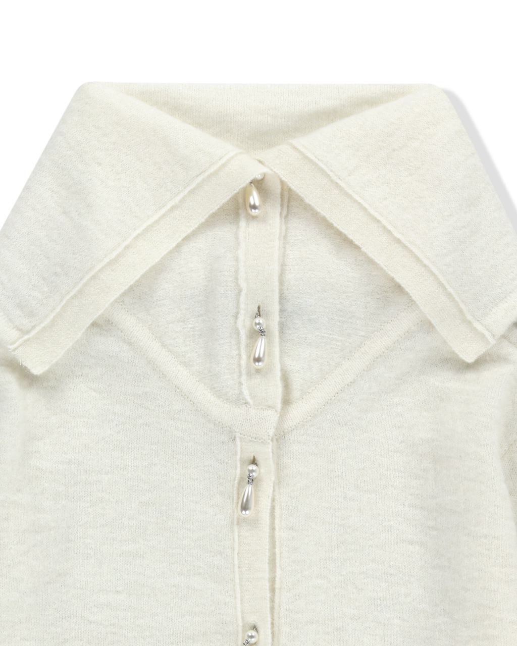 Kimhe Kim - Sailor Collar Cardigan (Ivory) product image 4 | TRAB K-Fashion Australia