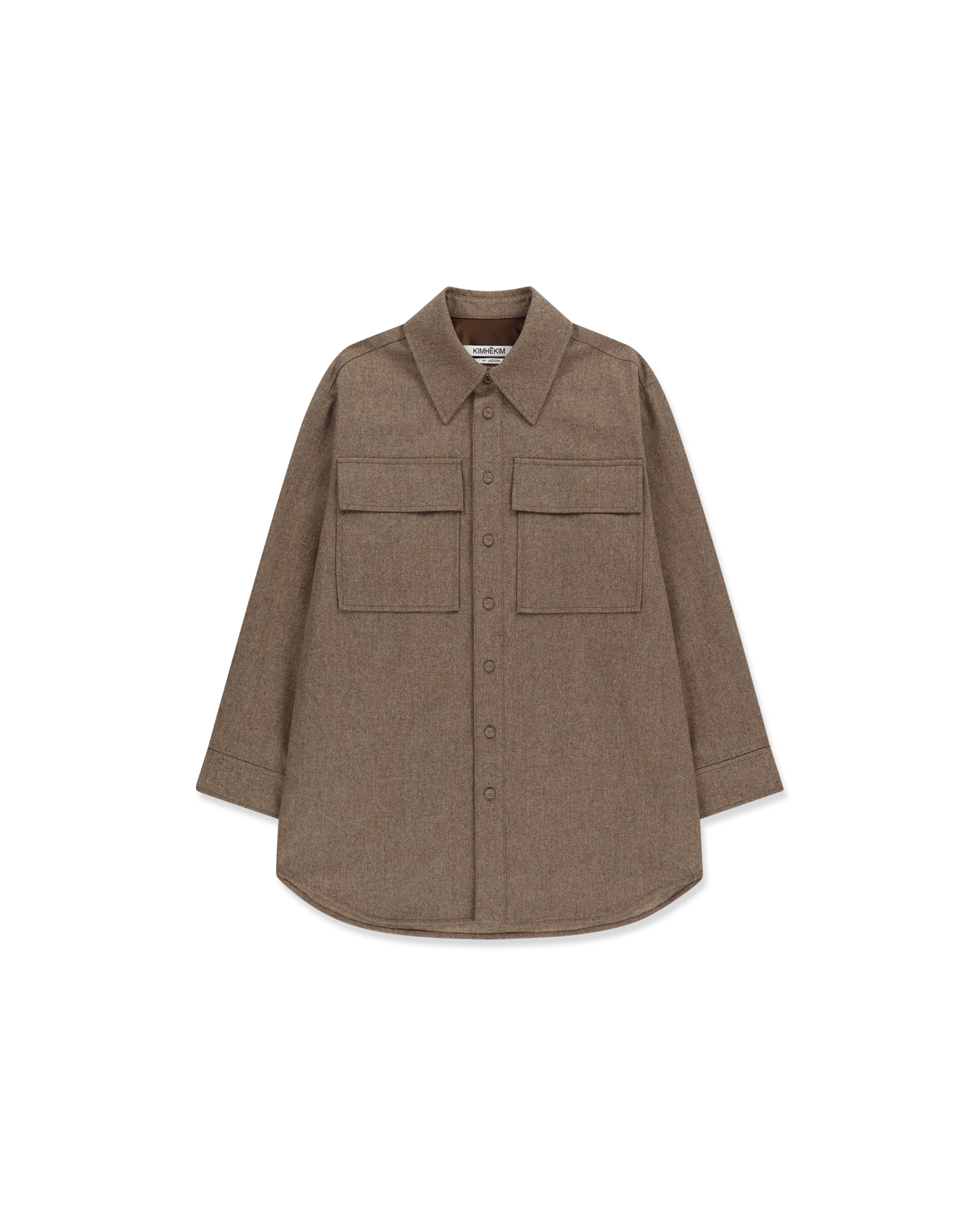 Kimhe Kim - Victor Shirt (Beige) product image 14 | TRAB K-Fashion Australia