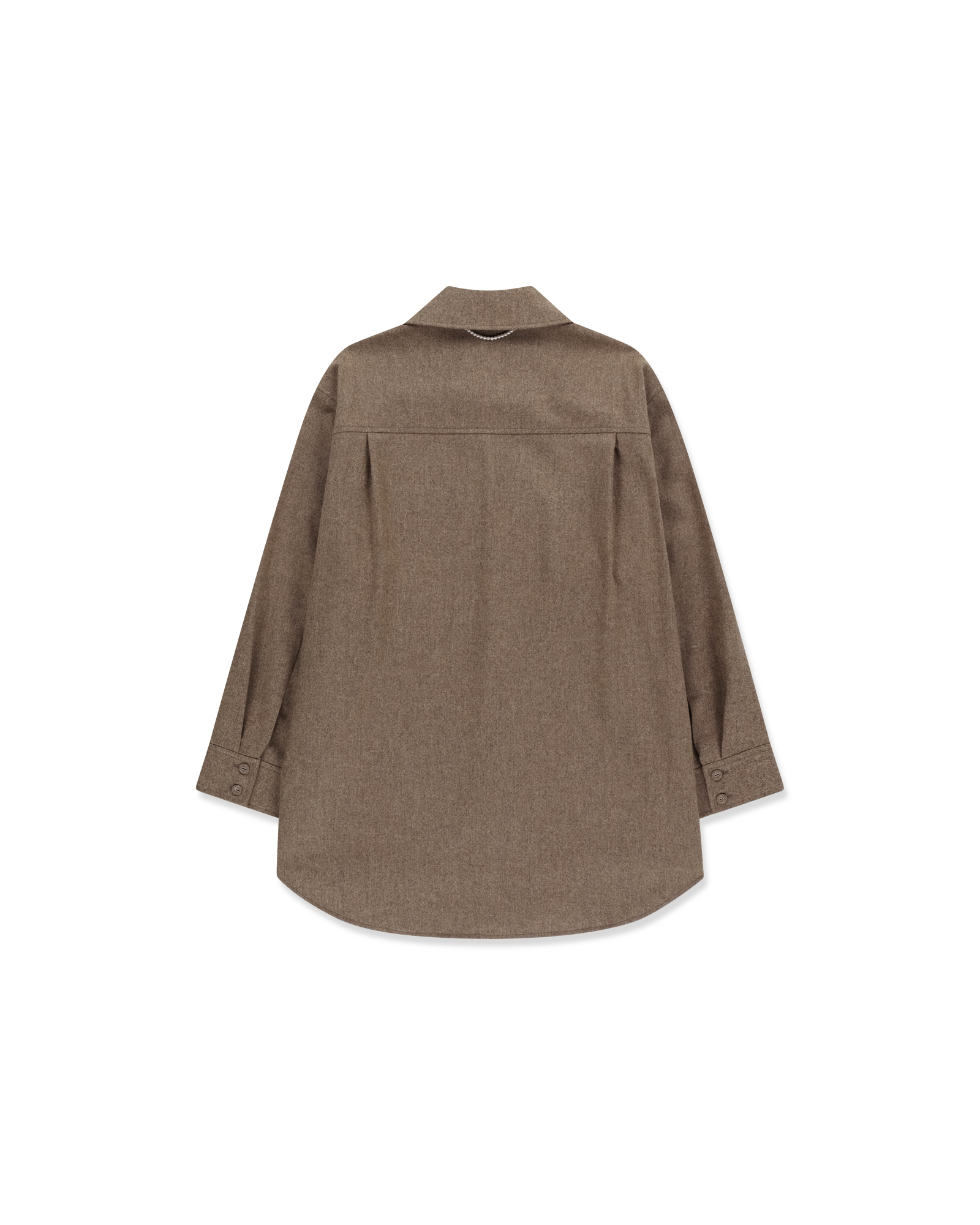 Kimhe Kim - Victor Shirt (Beige) product image 15 | TRAB K-Fashion Australia