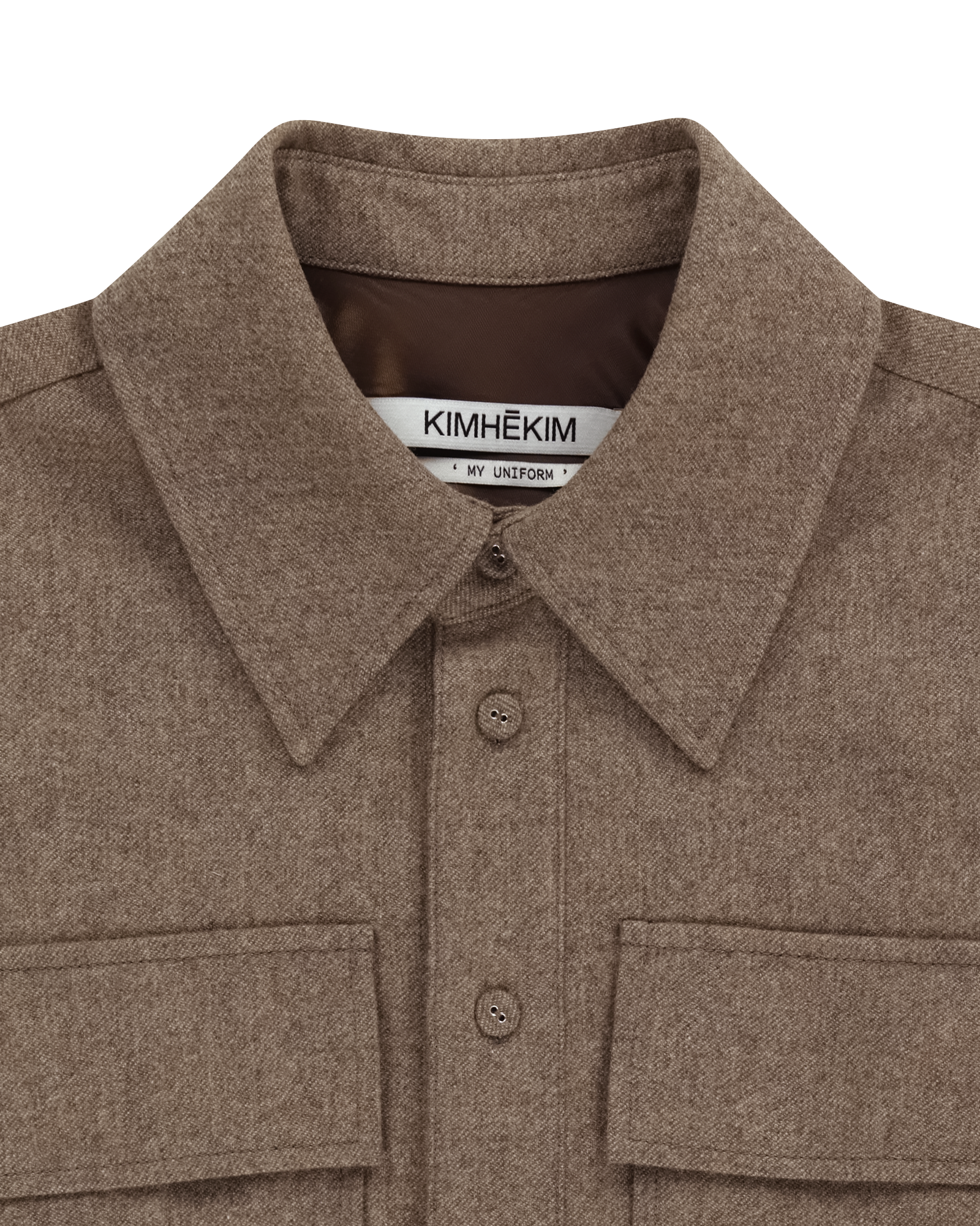 Kimhe Kim - Victor Shirt (Beige) product image 16 | TRAB K-Fashion Australia