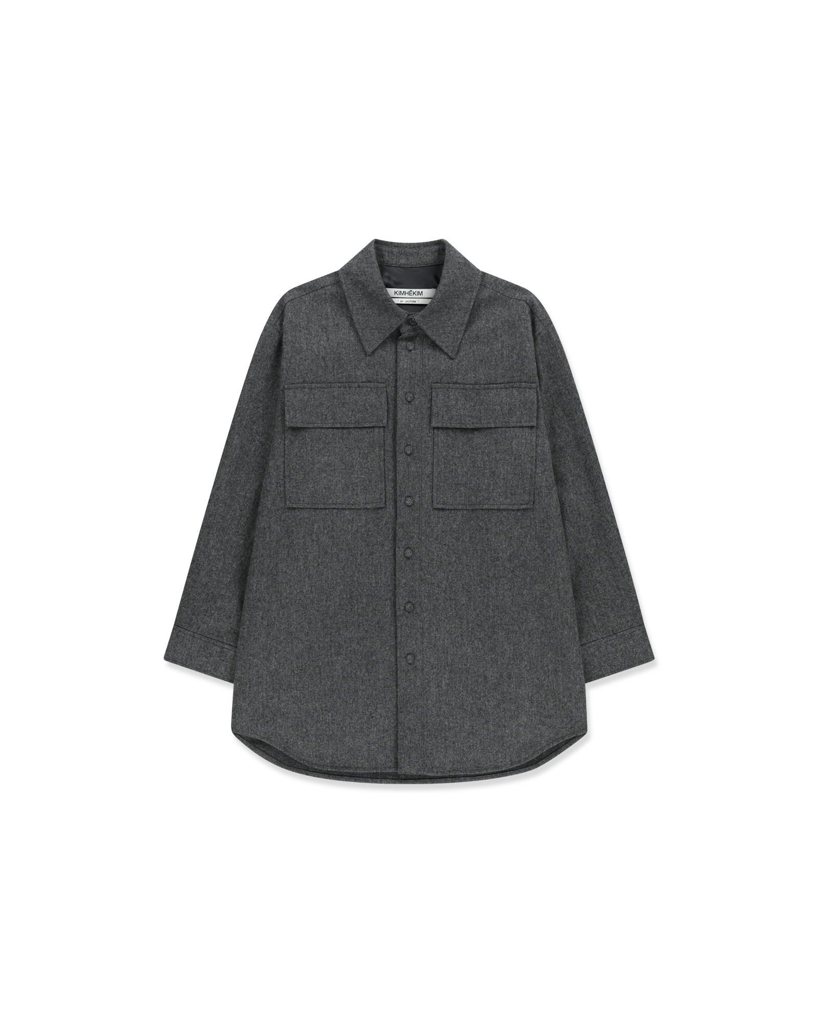 Kimhe Kim - Victor Shirt (Grey) product image 13 | TRAB K-Fashion Australia