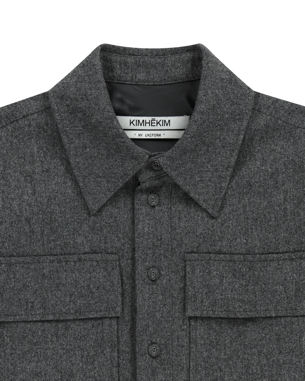 Kimhe Kim - Victor Shirt (Grey) product image 15 | TRAB K-Fashion Australia