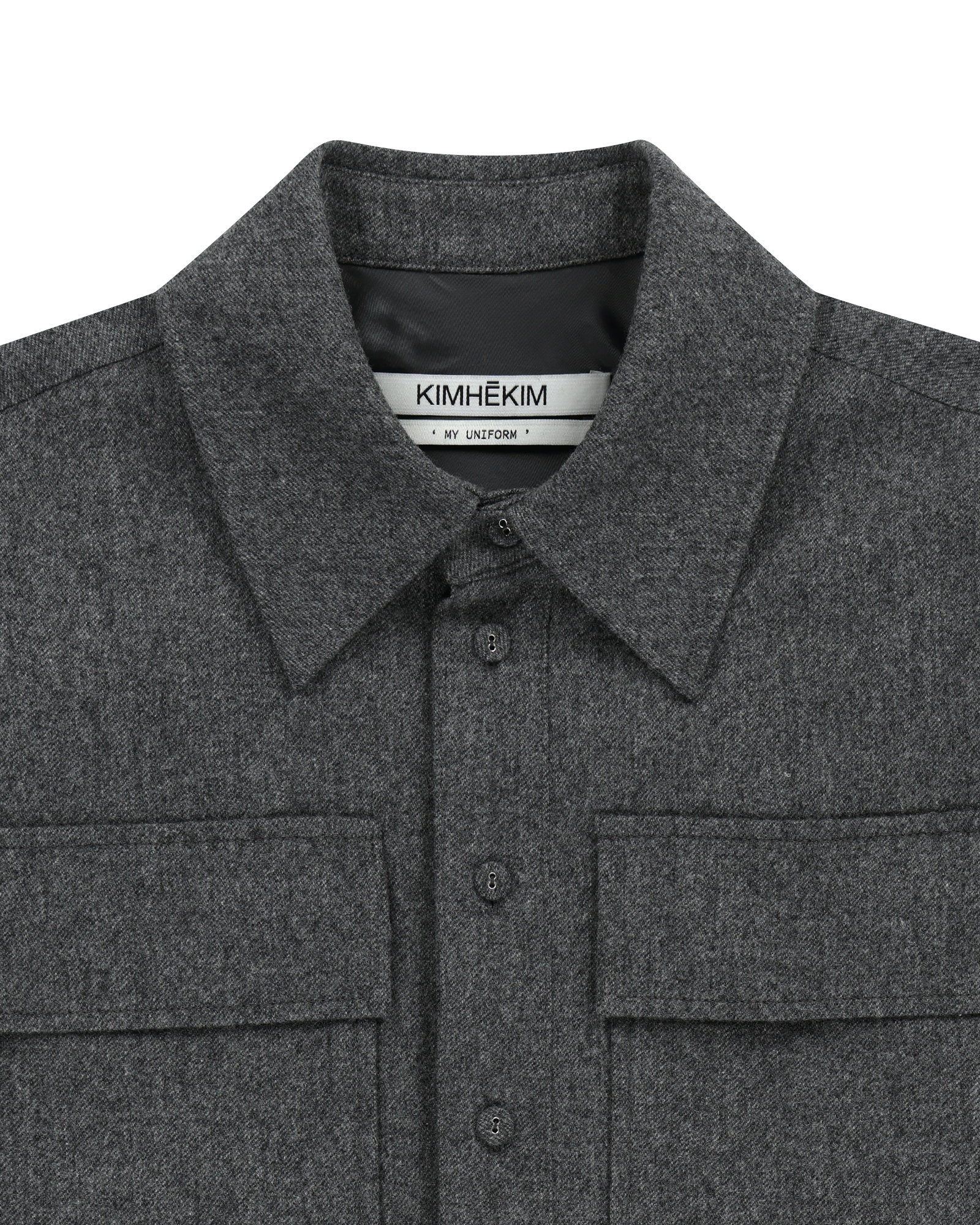 Kimhe Kim - Victor Shirt (Grey) product image 15 | TRAB K-Fashion Australia