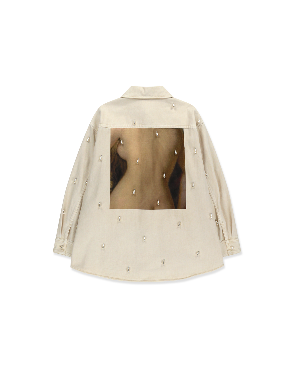 Kimhe Kim - Ariel Denim Shirt (Ivory) product image 16 | TRAB K-Fashion Australia
