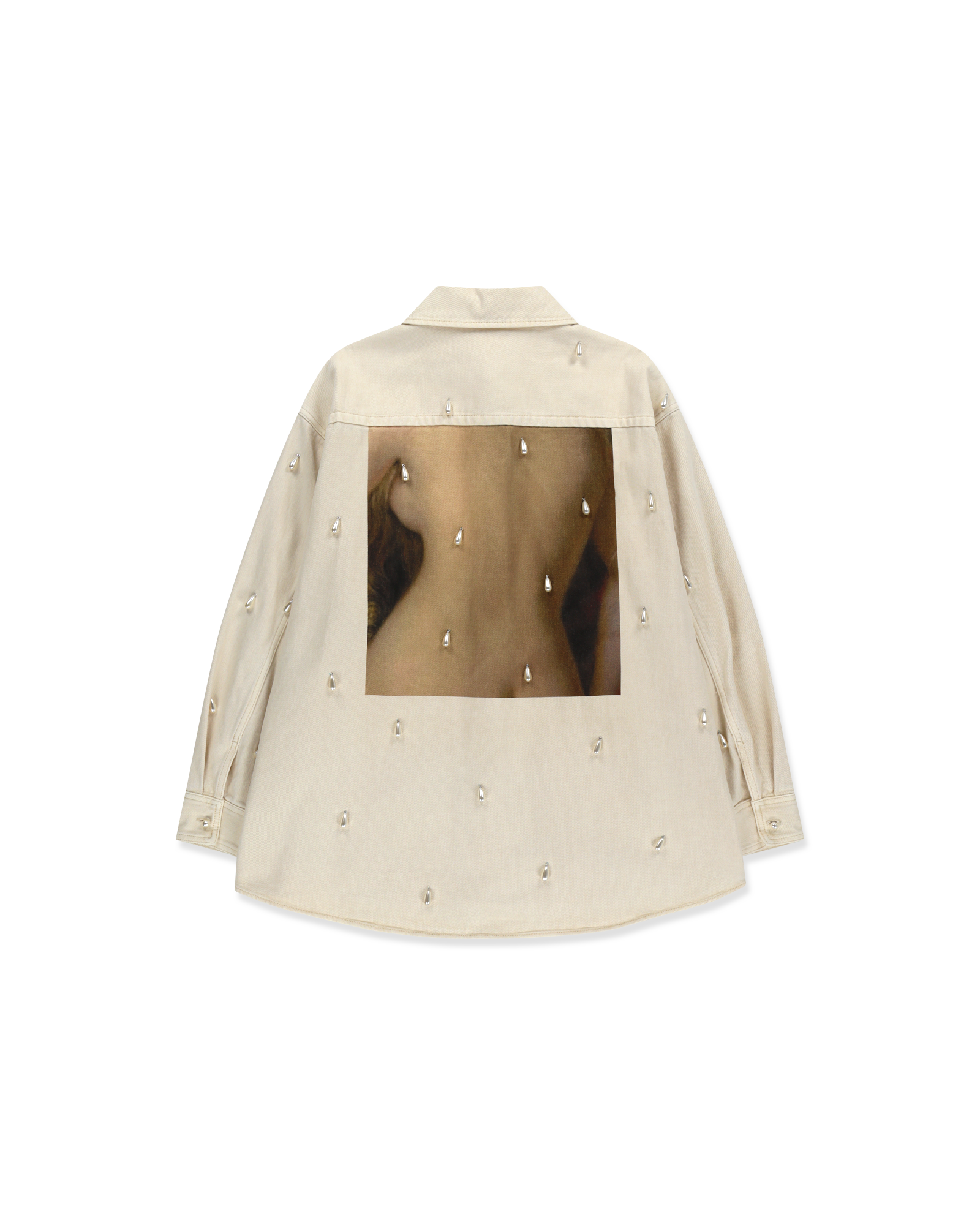 Kimhe Kim - Ariel Denim Shirt (Ivory) product image 16 | TRAB K-Fashion Australia
