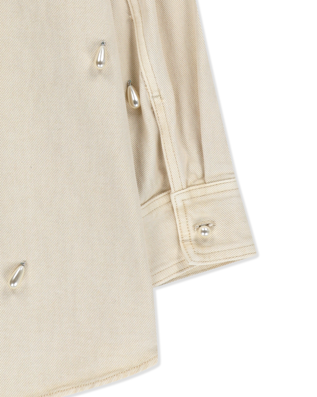 Kimhe Kim - Ariel Denim Shirt (Ivory) product image 19 | TRAB K-Fashion Australia
