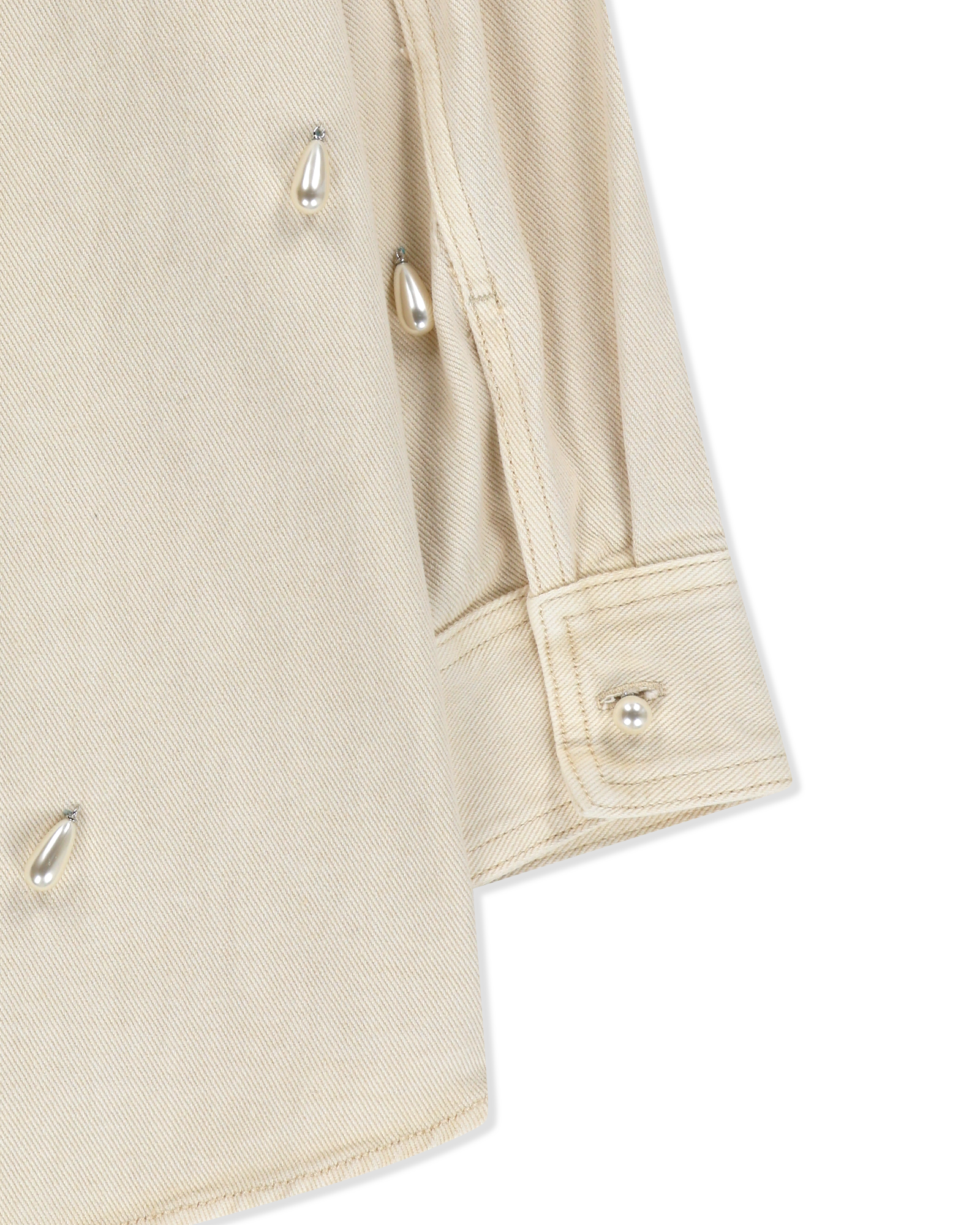 Kimhe Kim - Ariel Denim Shirt (Ivory) product image 19 | TRAB K-Fashion Australia