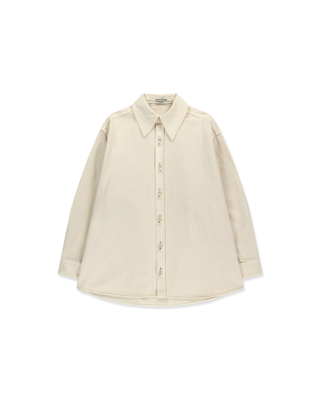 Kimhe Kim - Canvas Painting Shirt (Ivory) product image 1 | TRAB K-Fashion Australia