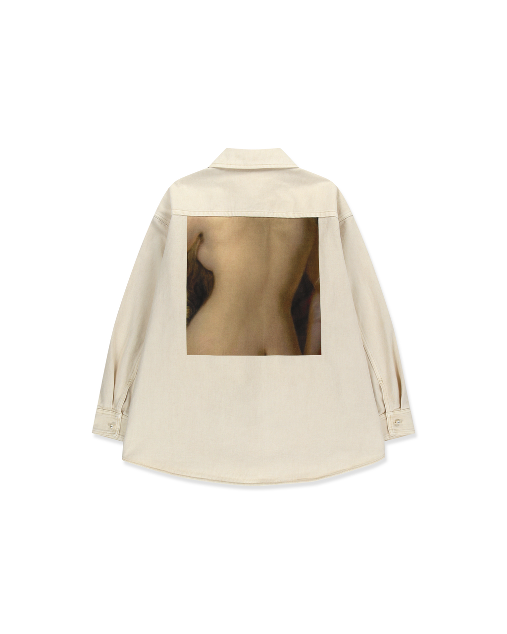 Kimhe Kim - Canvas Painting Shirt (Ivory) product image 2 | TRAB K-Fashion Australia