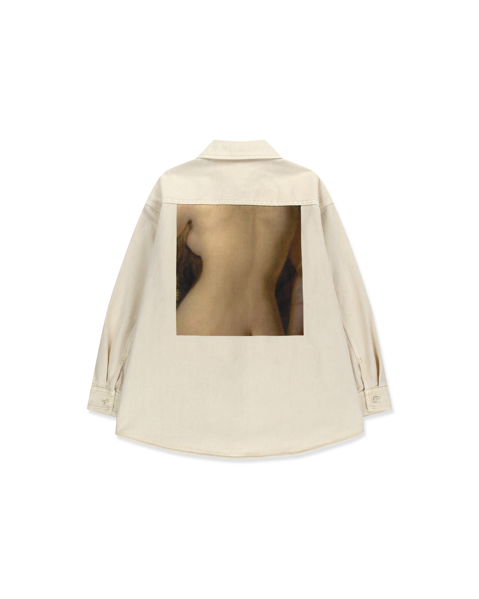 Kimhe Kim - Canvas Painting Shirt (Ivory) product image 2 | TRAB K-Fashion Australia