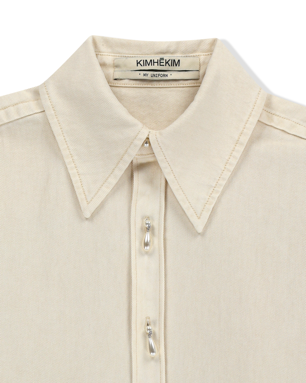 Kimhe Kim - Canvas Painting Shirt (Ivory) product image 3 | TRAB K-Fashion Australia