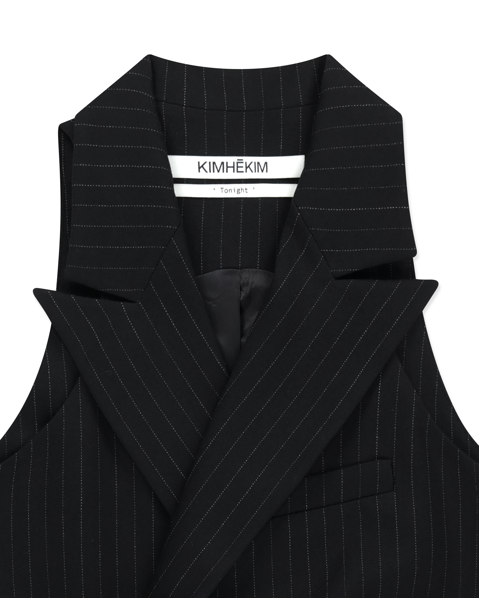 Kimhe Kim - Striped Venus Vest (Black) product image 16 | TRAB K-Fashion Australia