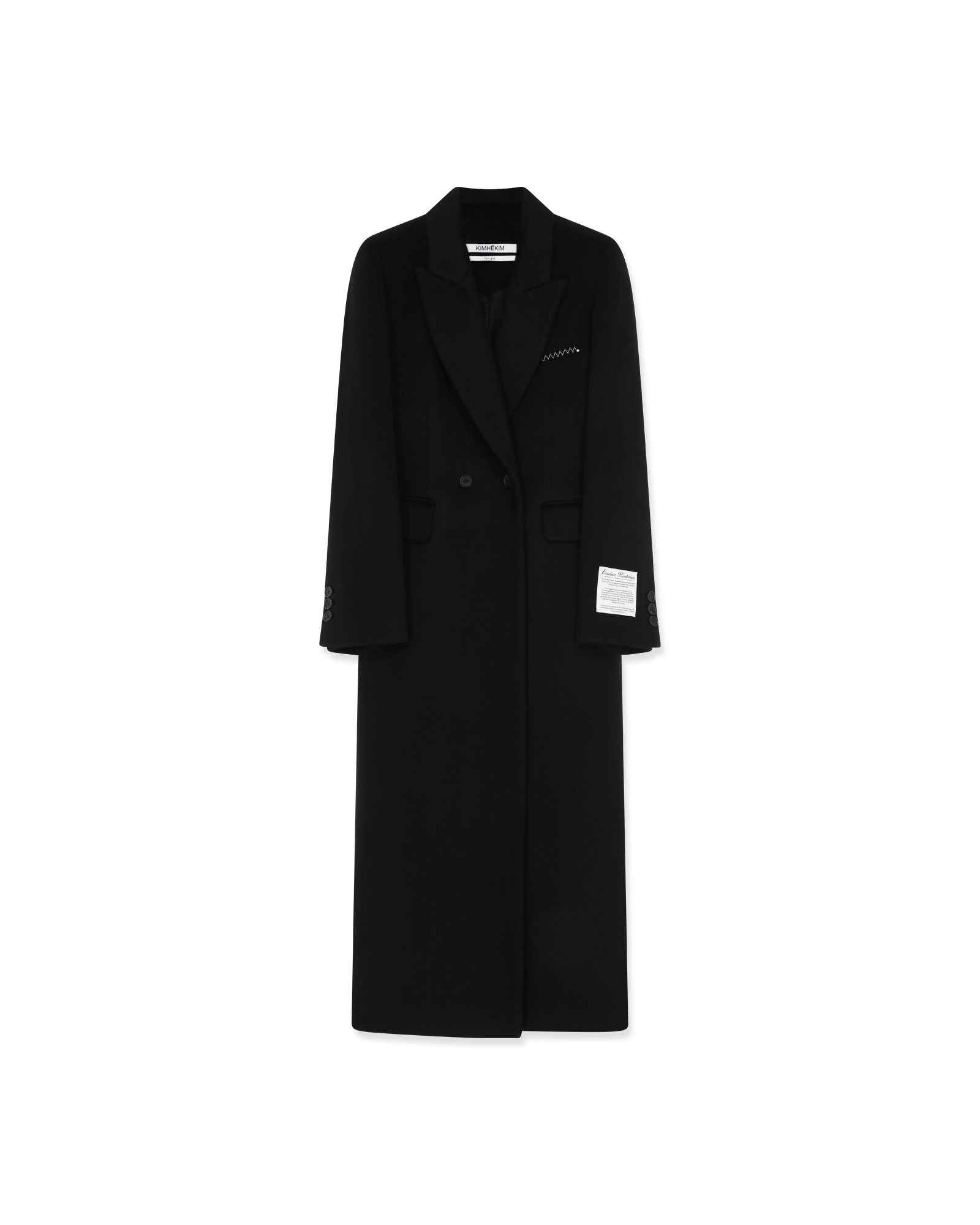 Kimhe Kim - Gabriel Long Coat (Black) product image 14 | TRAB K-Fashion Australia