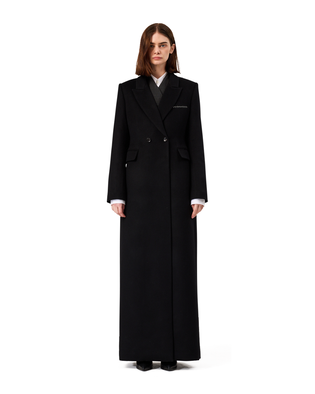 Kimhe Kim - Gabriel Long Coat (Black) product image 1 | TRAB K-Fashion Australia