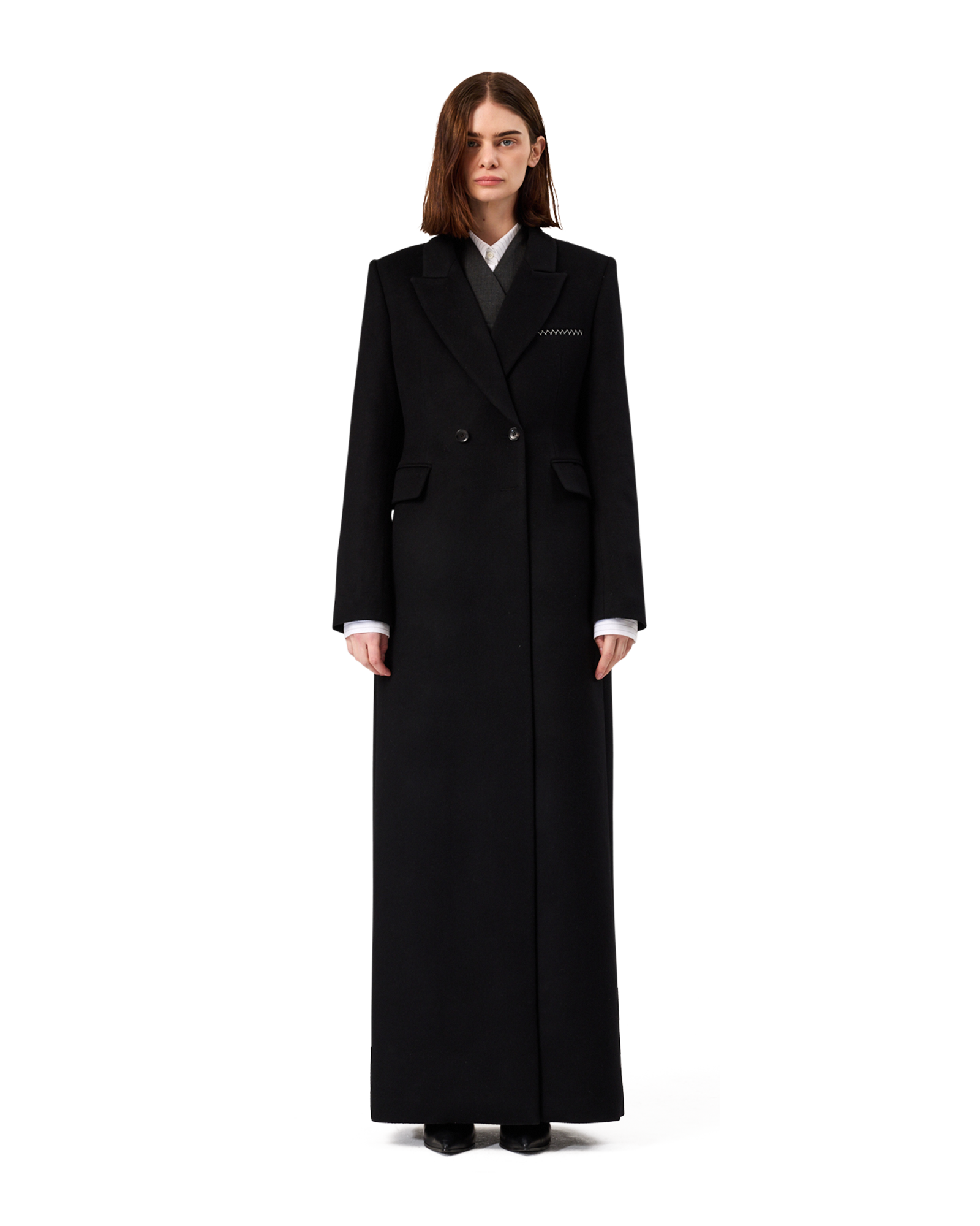 Kimhe Kim - Gabriel Long Coat (Black) product image 1 | TRAB K-Fashion Australia