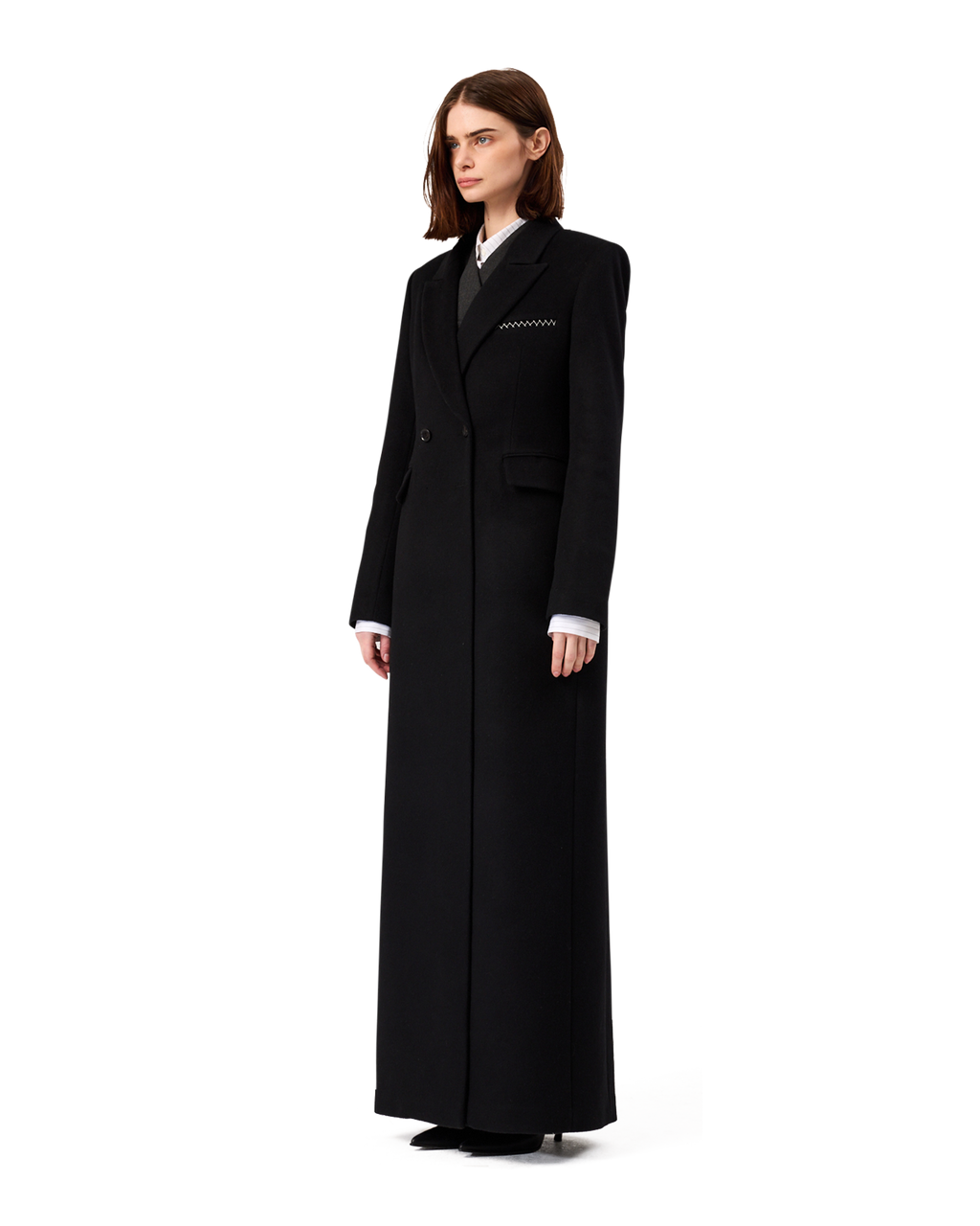 Kimhe Kim - Gabriel Long Coat (Black) product image 3 | TRAB K-Fashion Australia