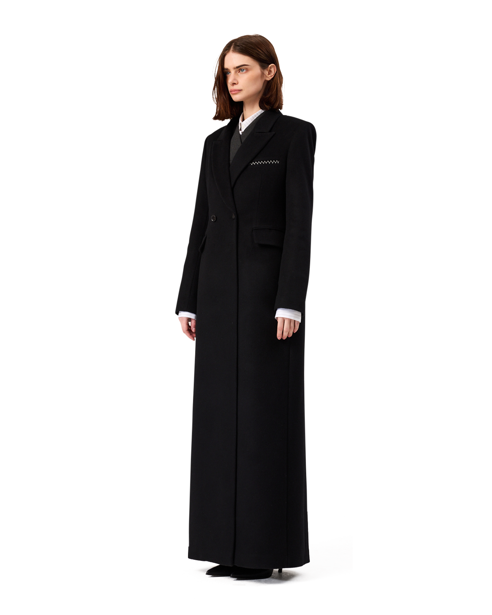 Kimhe Kim - Gabriel Long Coat (Black) product image 3 | TRAB K-Fashion Australia