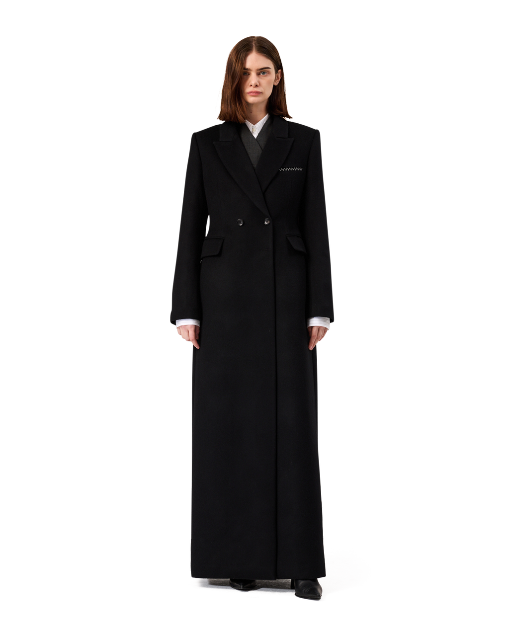 Kimhe Kim - Gabriel Long Coat (Black) product image 2 | TRAB K-Fashion Australia