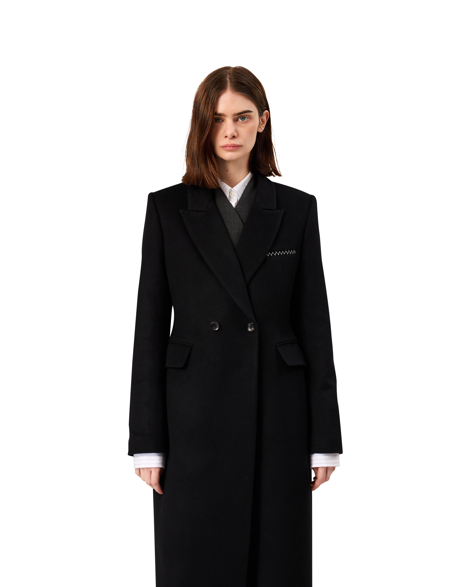 Kimhe Kim - Gabriel Long Coat (Black) product image 7 | TRAB K-Fashion Australia