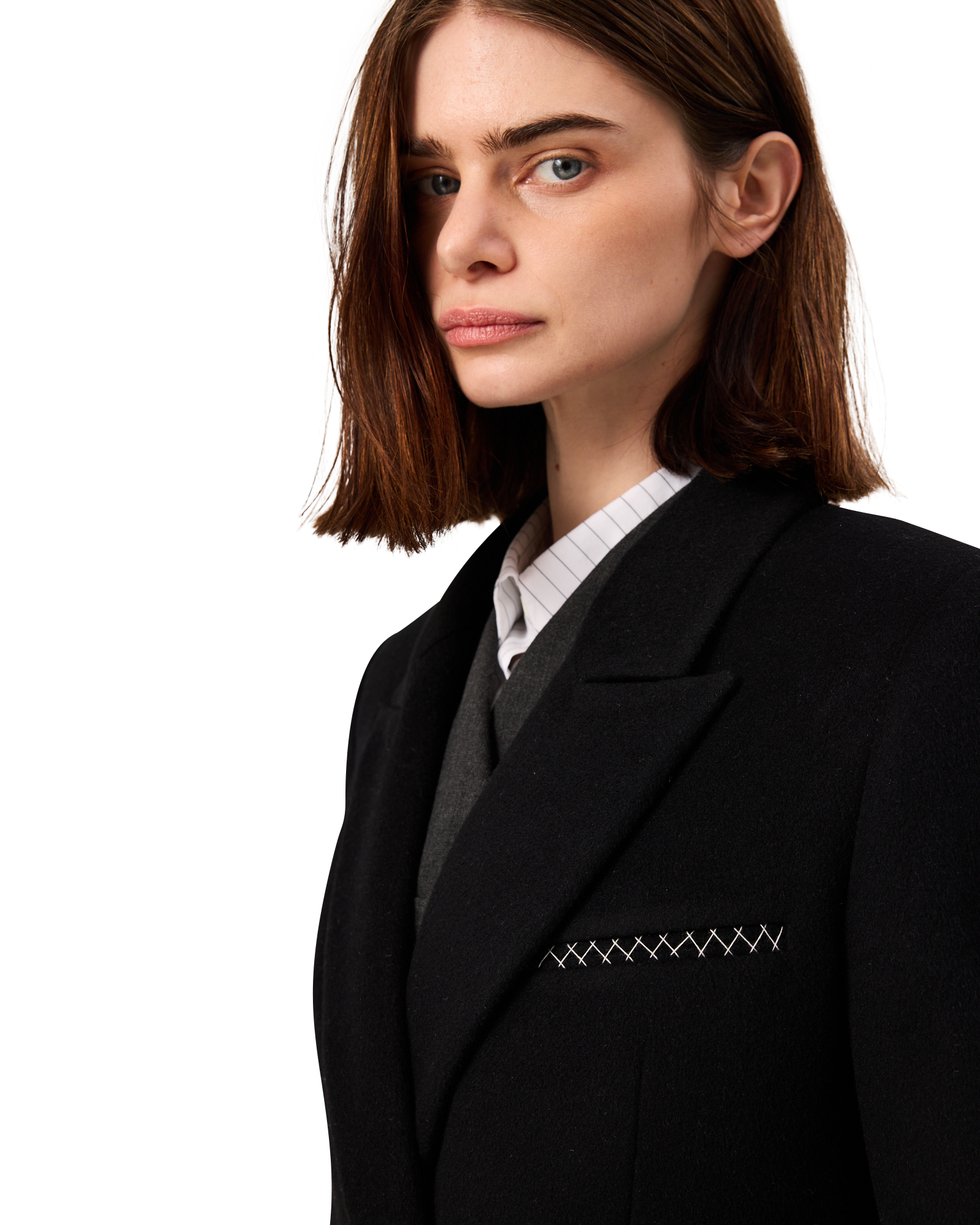 Kimhe Kim - Gabriel Long Coat (Black) product image 9 | TRAB K-Fashion Australia
