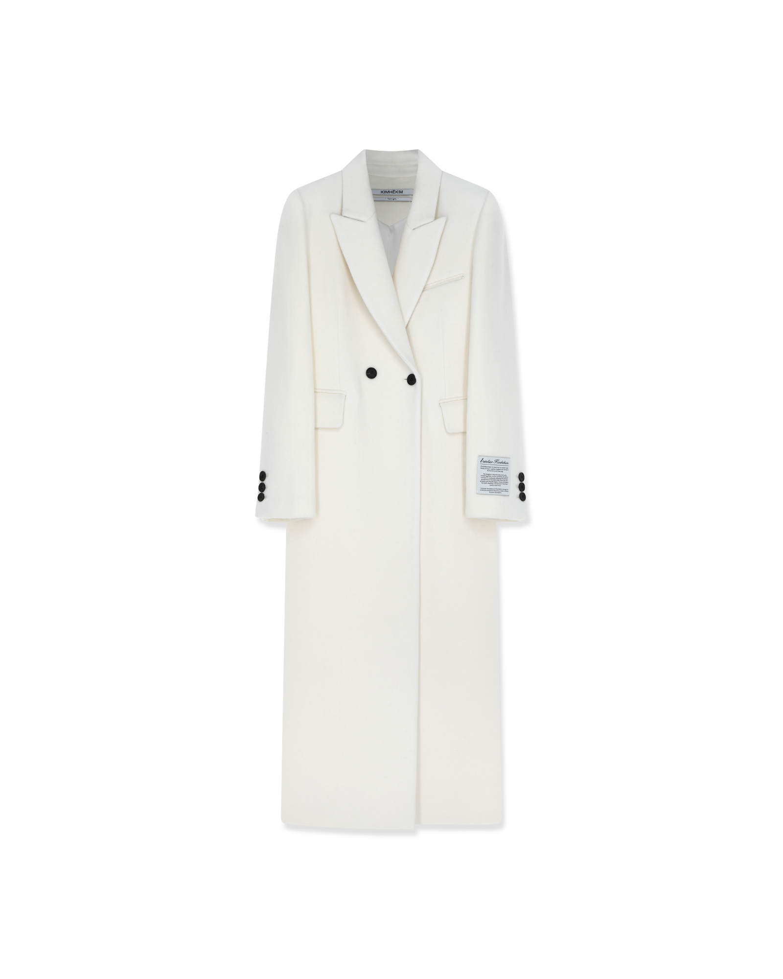Kimhe Kim - Gabriel Long Coat (Ivory) product image 16 | TRAB K-Fashion Australia