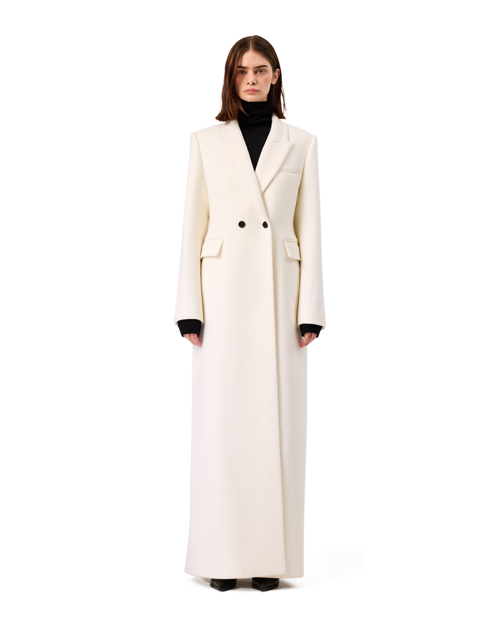 Kimhe Kim - Gabriel Long Coat (Ivory) product image 1 | TRAB K-Fashion Australia