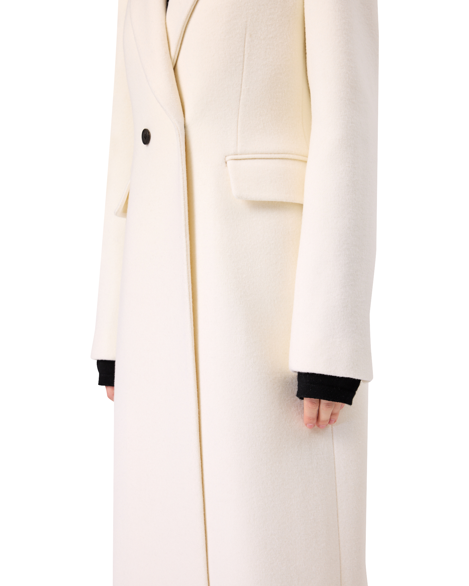 Kimhe Kim - Gabriel Long Coat (Ivory) product image 10 | TRAB K-Fashion Australia