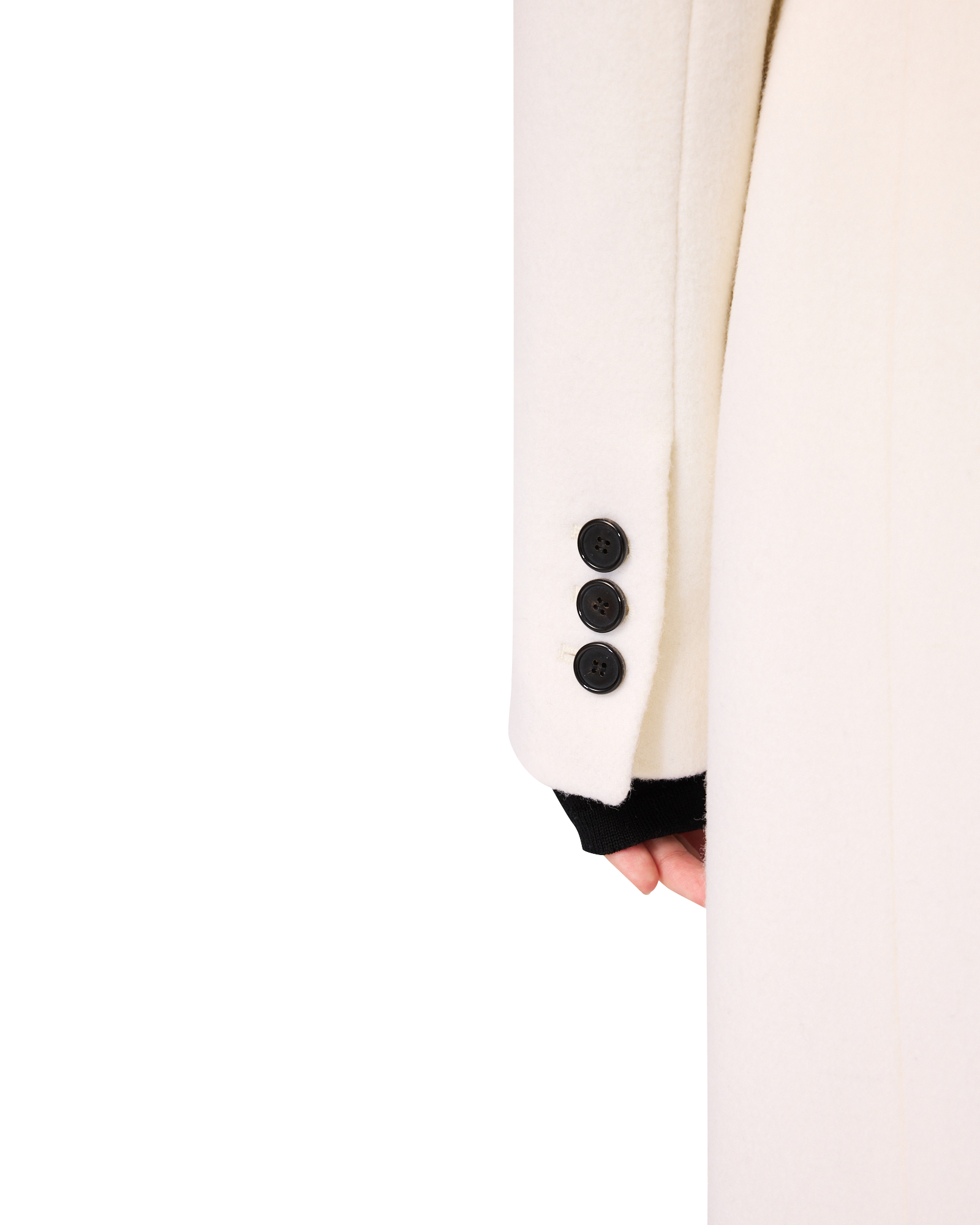 Kimhe Kim - Gabriel Long Coat (Ivory) product image 12 | TRAB K-Fashion Australia