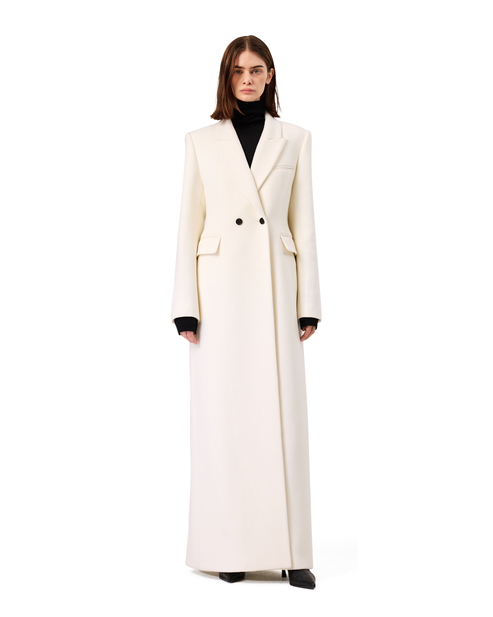 Kimhe Kim - Gabriel Long Coat (Ivory) product image 2 | TRAB K-Fashion Australia