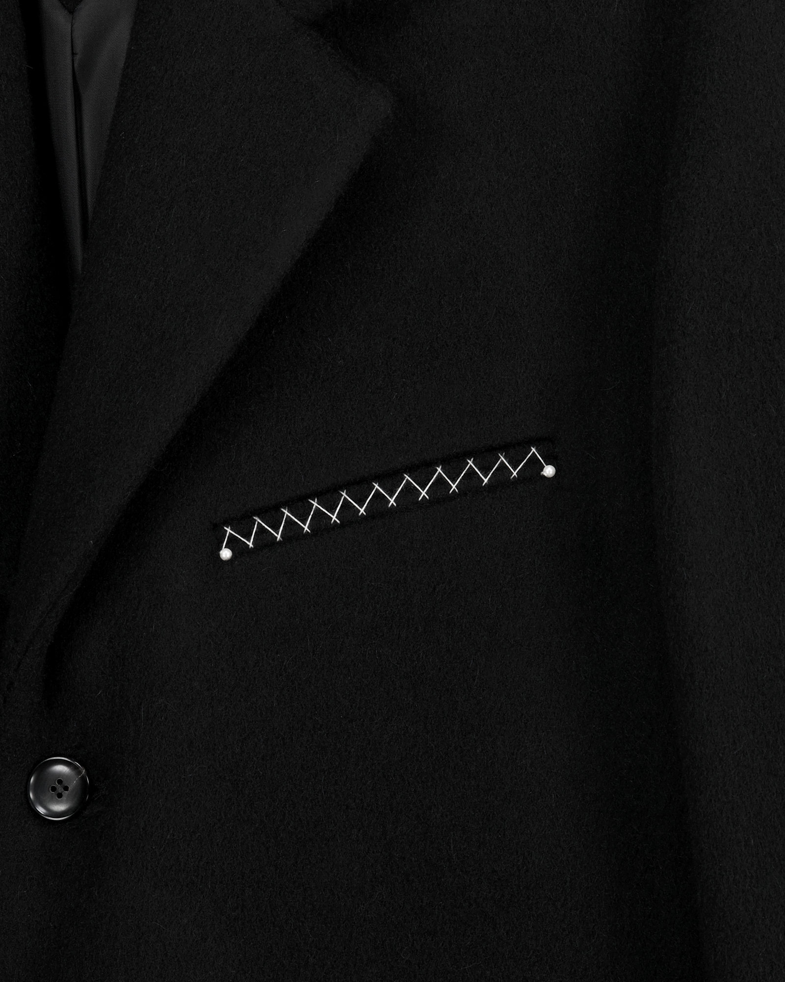 Kimhe Kim - Daniel Single Coat (Black) product image 4 | TRAB K-Fashion Australia