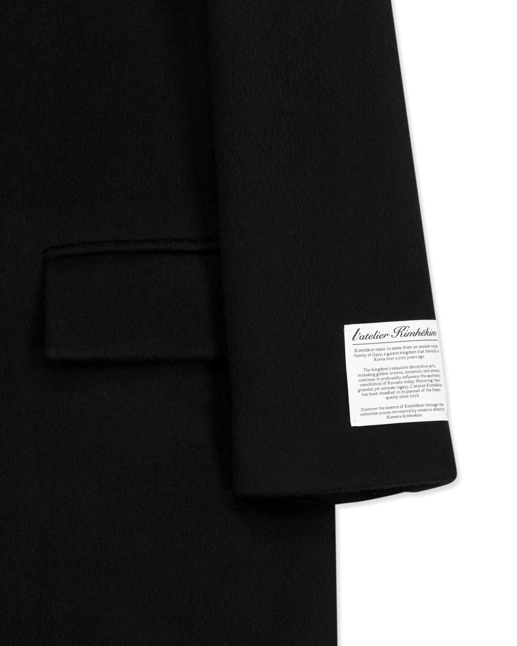 Kimhe Kim - Daniel Single Coat (Black) product image 5 | TRAB K-Fashion Australia