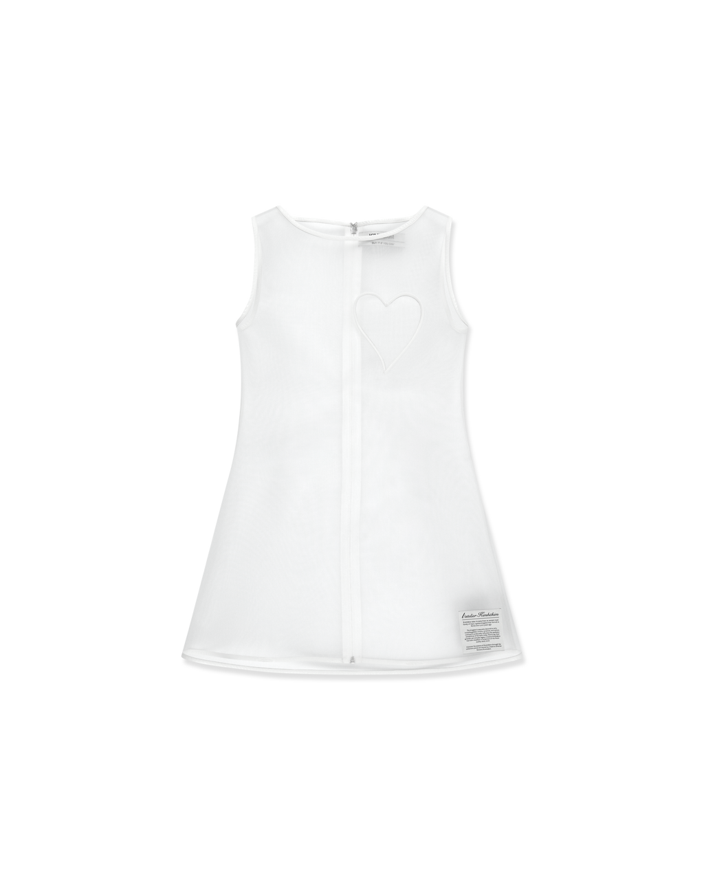 Kimhe Kim - Hanii Heart Mini Dress (White) product image 13 | TRAB K-Fashion Australia