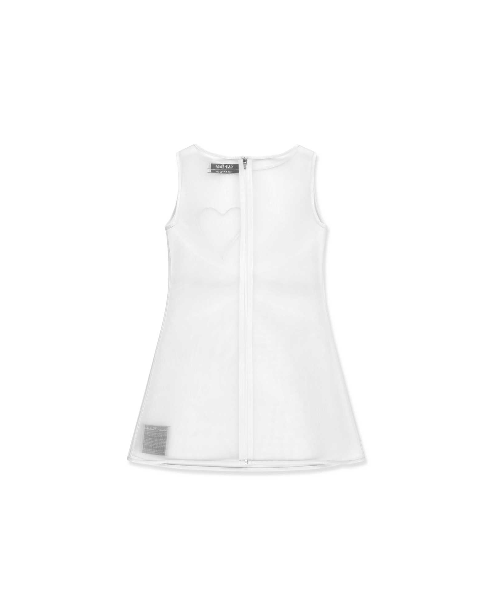 Kimhe Kim - Hanii Heart Mini Dress (White) product image 14 | TRAB K-Fashion Australia