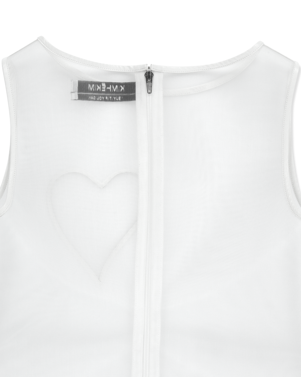 Kimhe Kim - Hanii Heart Mini Dress (White) product image 17 | TRAB K-Fashion Australia