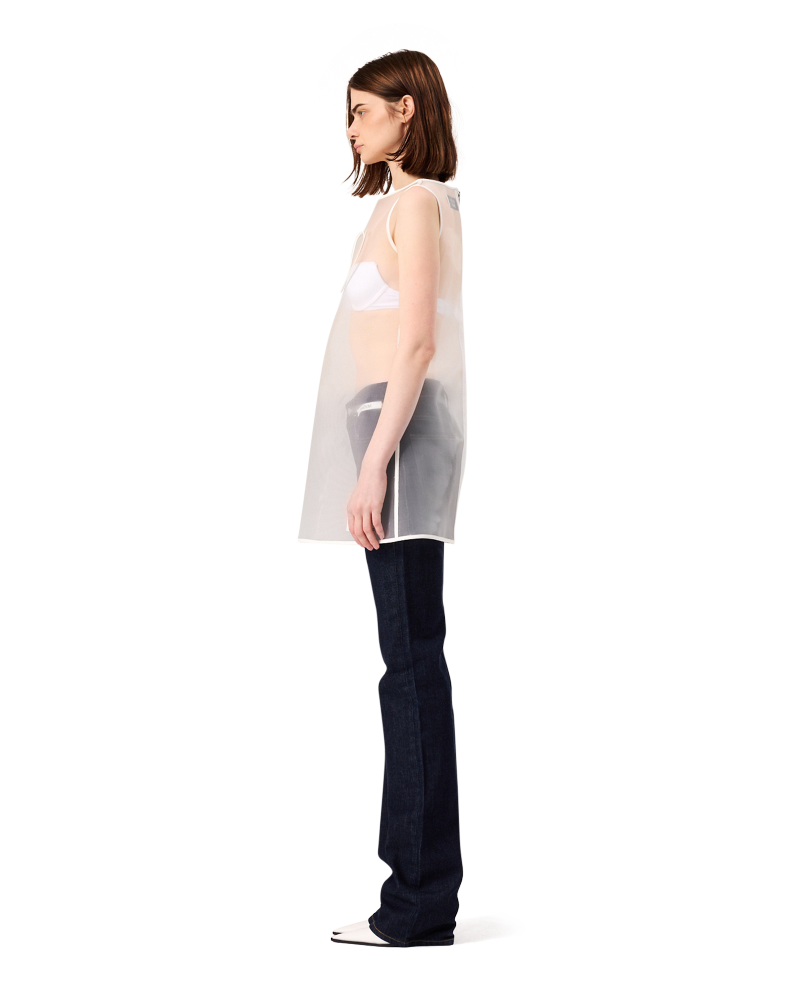 Kimhe Kim - Hanii Heart Mini Dress (White) product image 4 | TRAB K-Fashion Australia