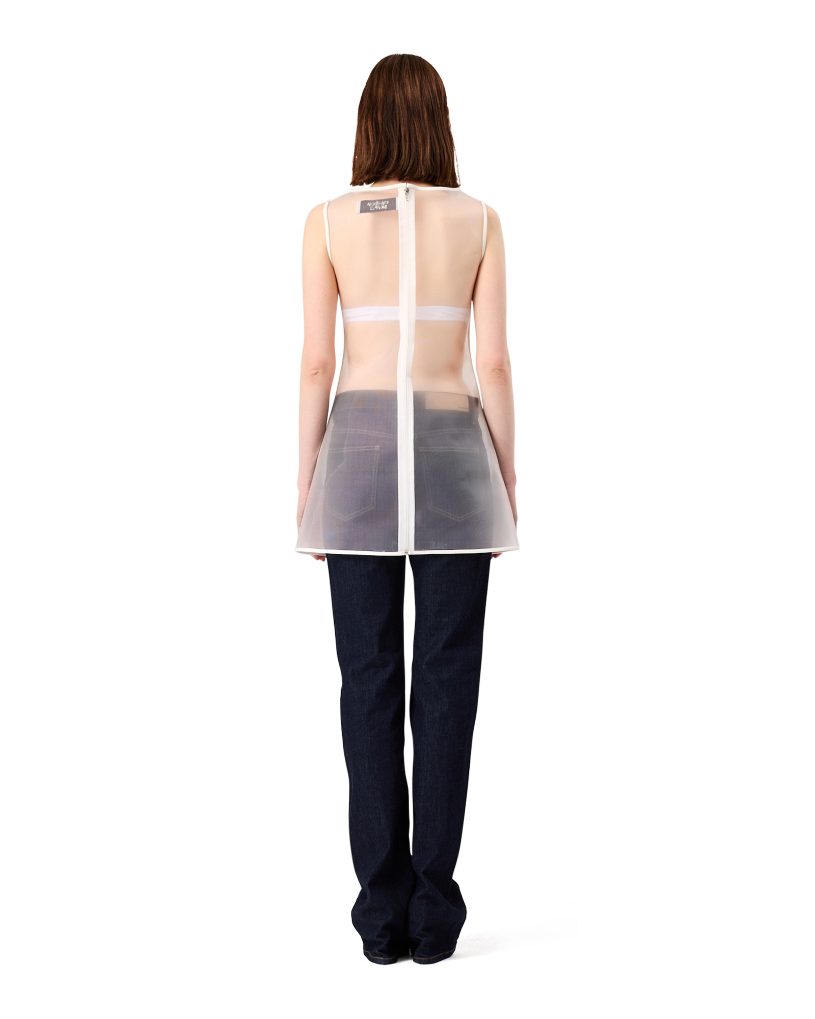 Kimhe Kim - Hanii Heart Mini Dress (White) product image 5 | TRAB K-Fashion Australia